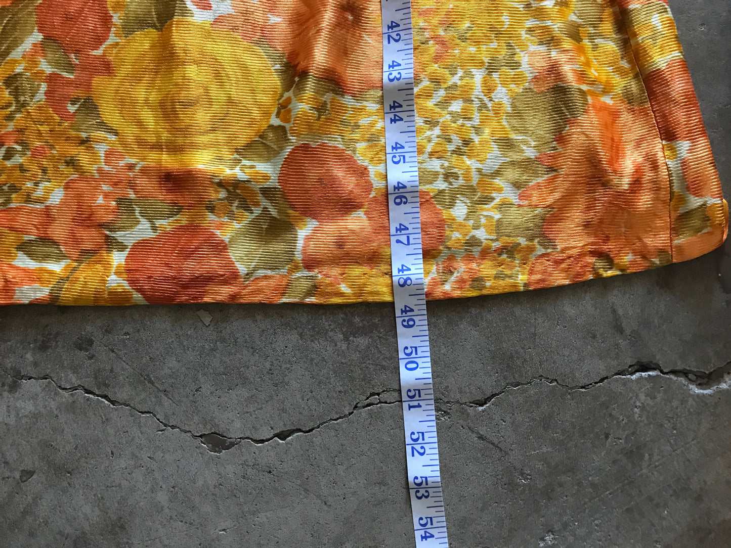 Orange Glow 60's Summer Dress