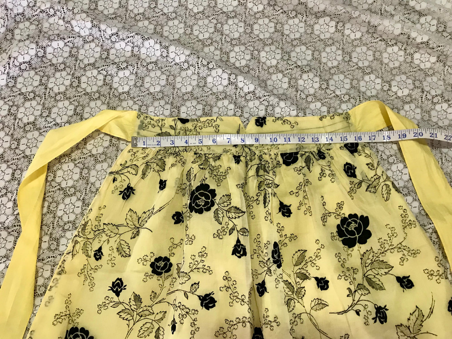 Vintage Reversible Yellow Apron