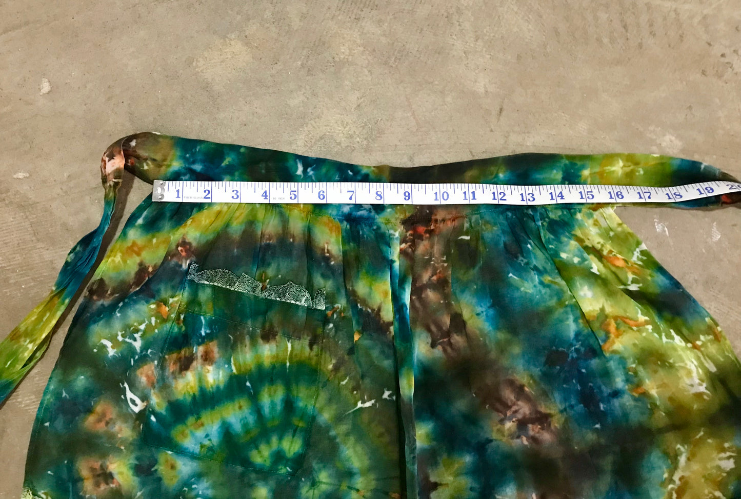 Tie Dye Voile Apron