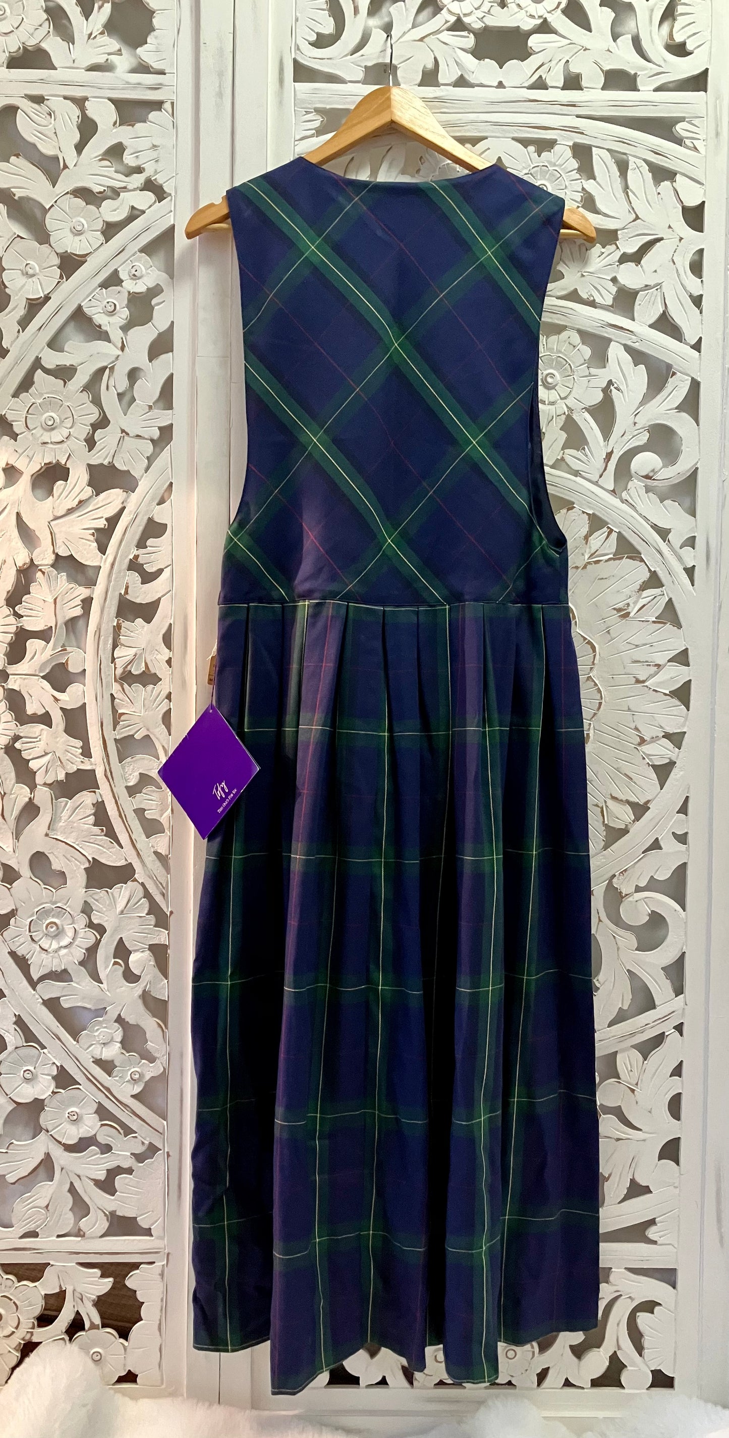 Tofy Blue Plaid Jumper