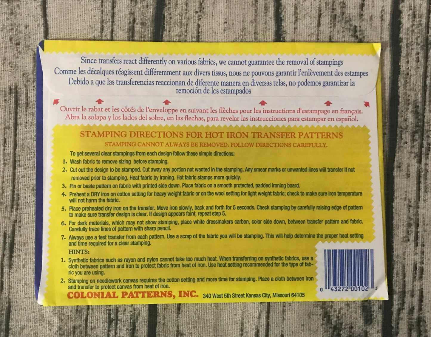 Aunt Martha’s 3698 Flowers Hot Iron Transfers