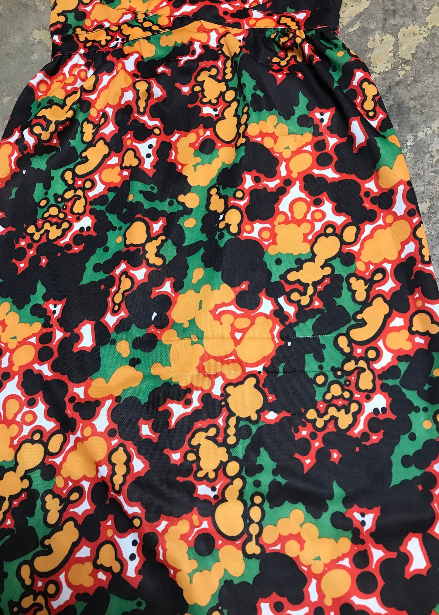 Wickedly Witchy 1970's Leslie Fay Dress