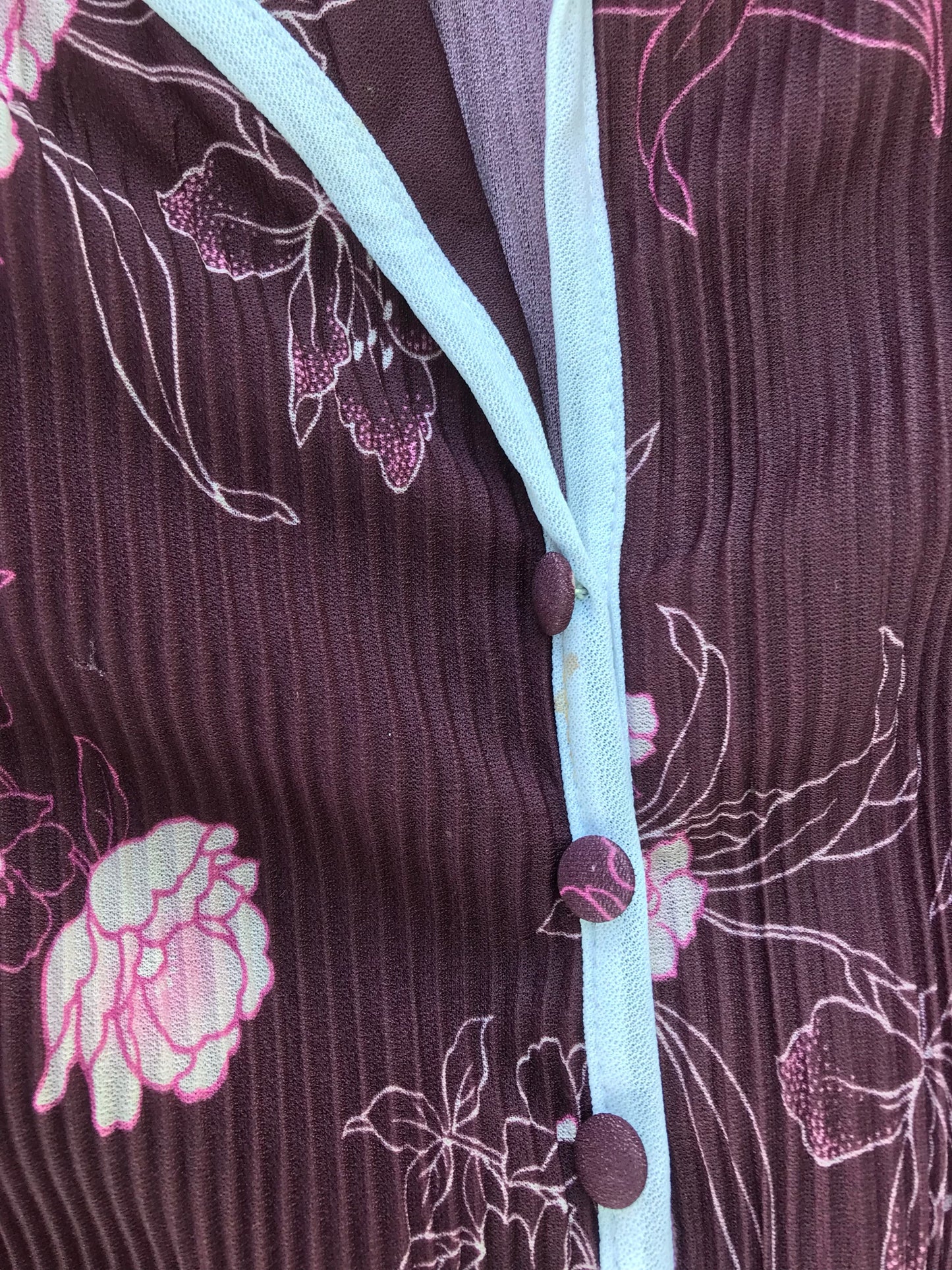 80's Pleasantly Plum A-Line Dress