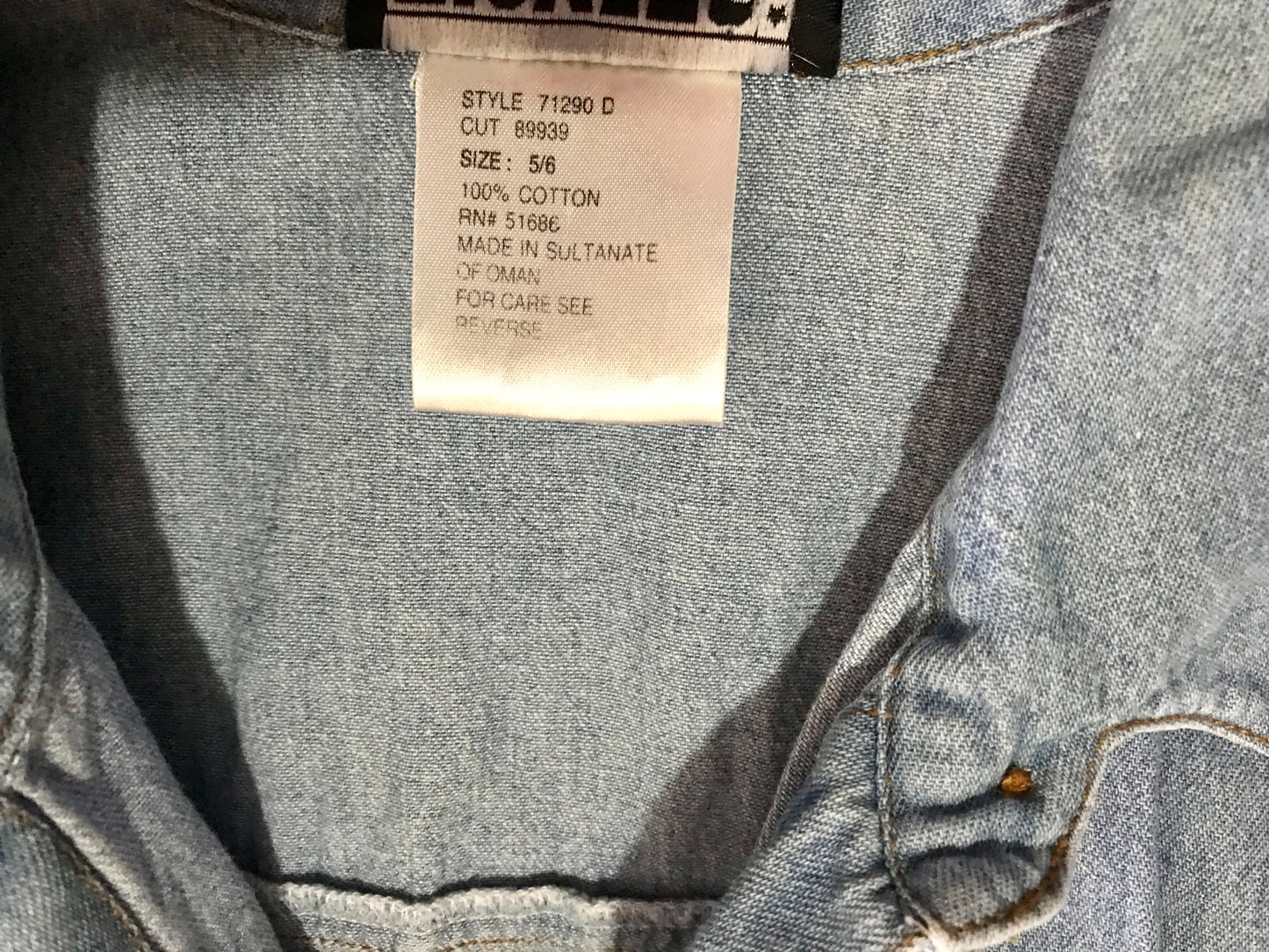 Tickets 1980's Jean Dress
