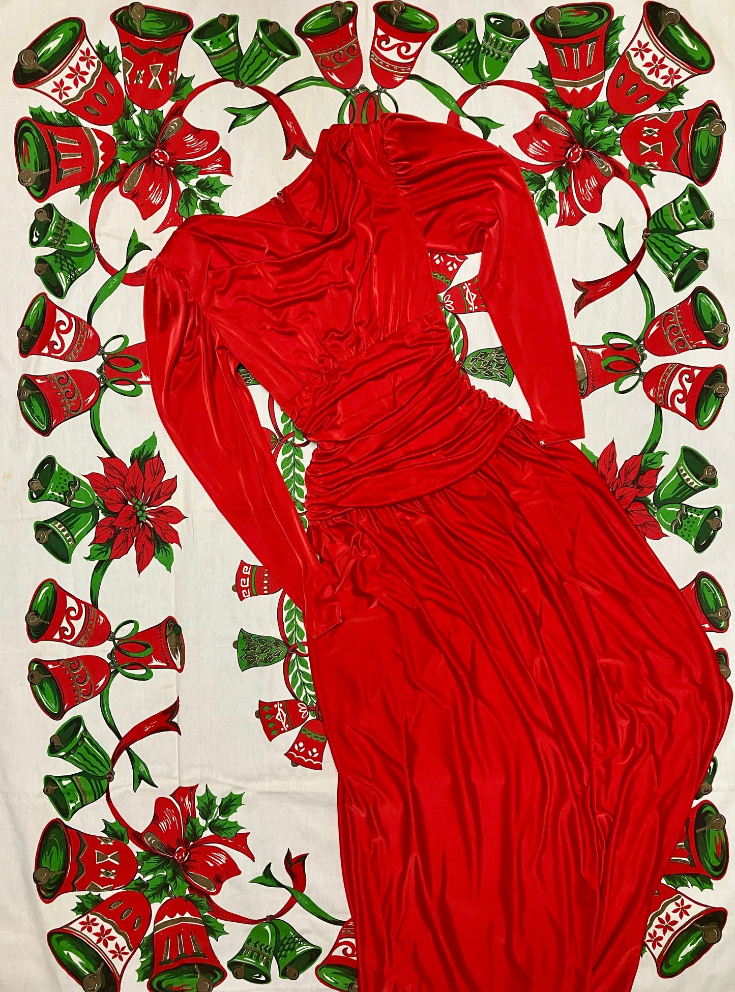 Ravishing in Ruby Red 70's Maxi Dress