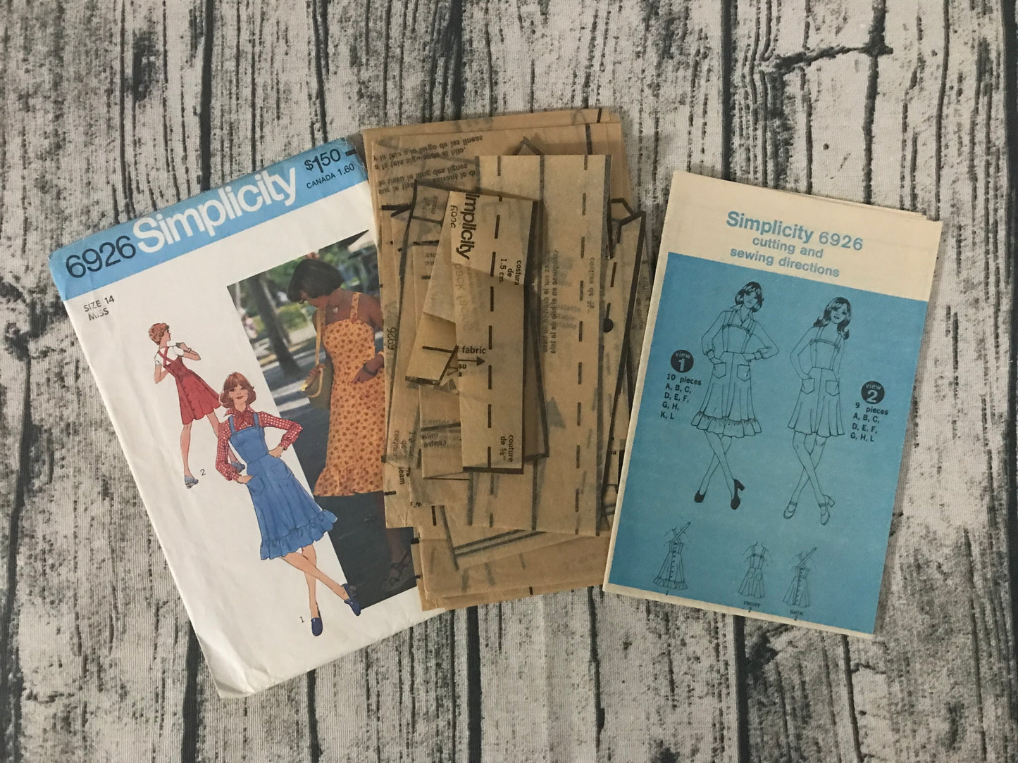 Simplicity 6926 Misses' Crisscross Strap Jumper or Dress