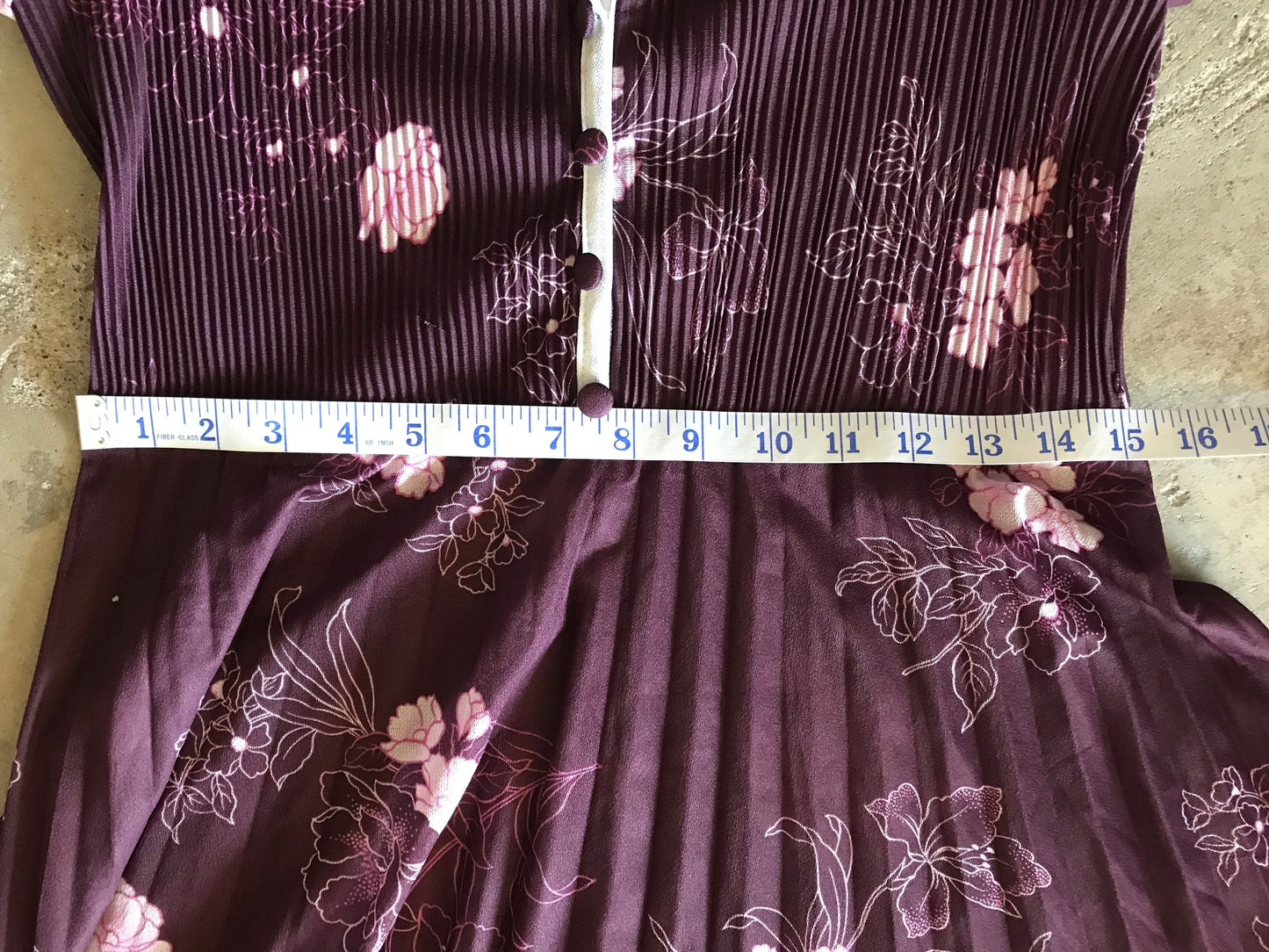 80's Pleasantly Plum A-Line Dress