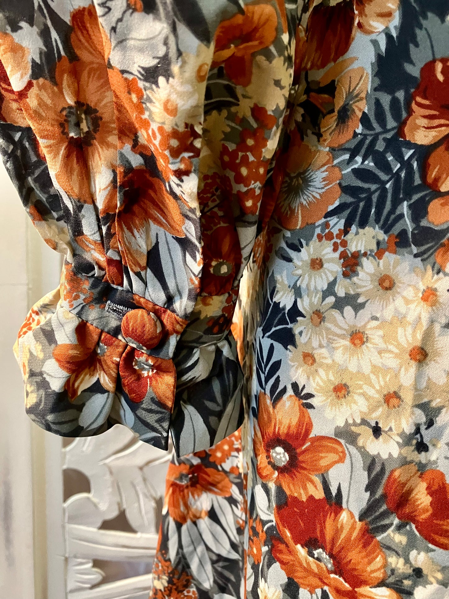 Shannon Rodgers Fall Floral Midi Dress
