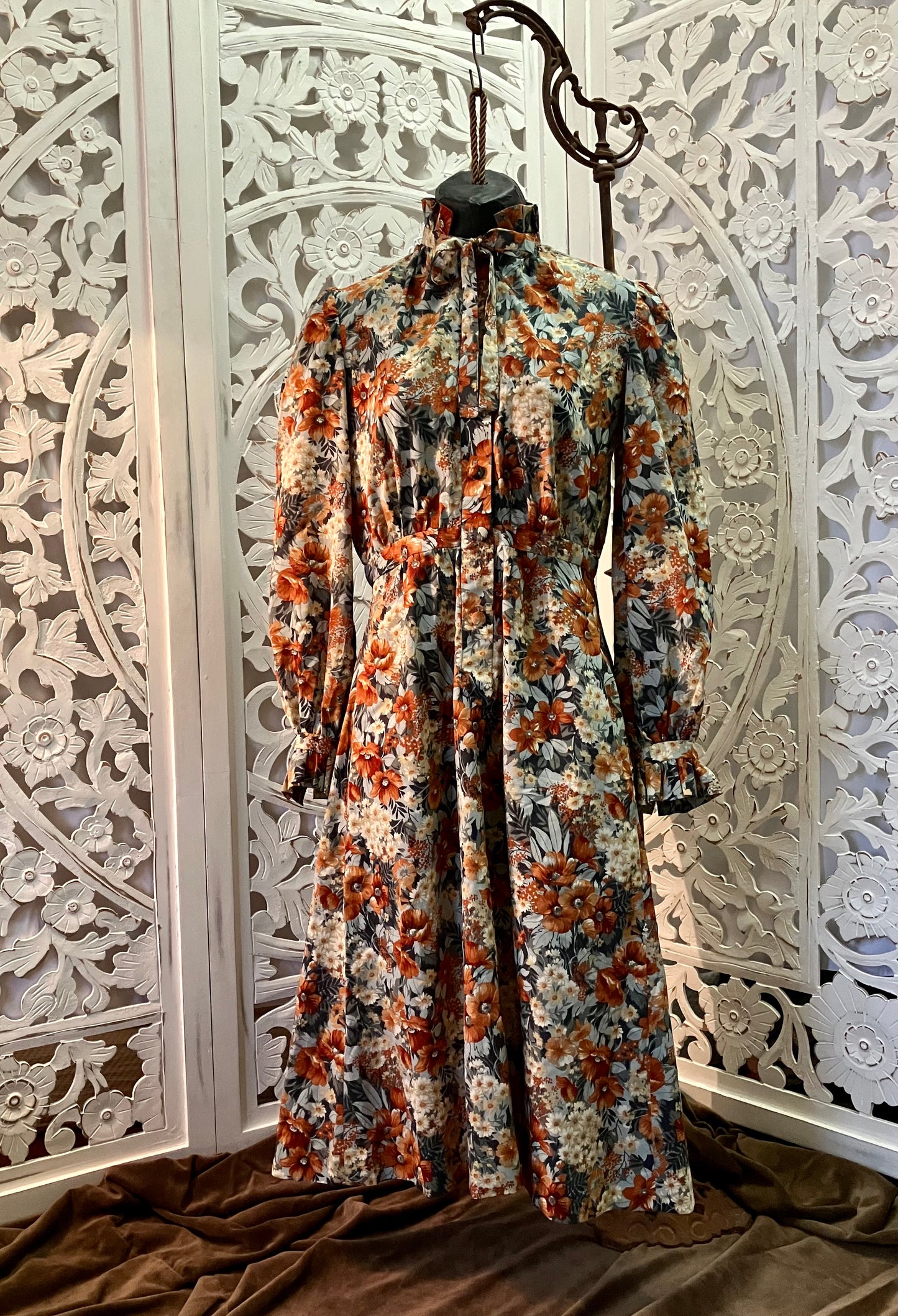 Shannon Rodgers Fall Floral Midi Dress