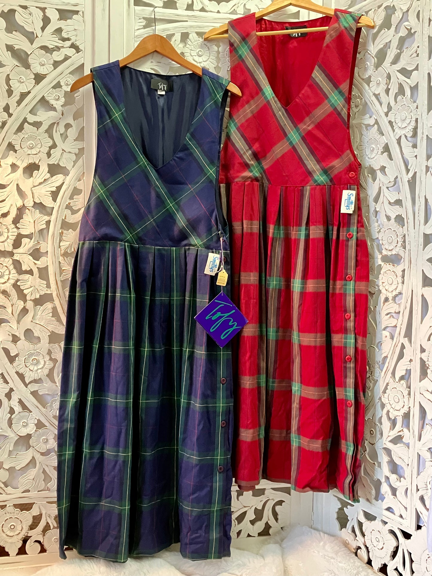Tofy Blue Plaid Jumper