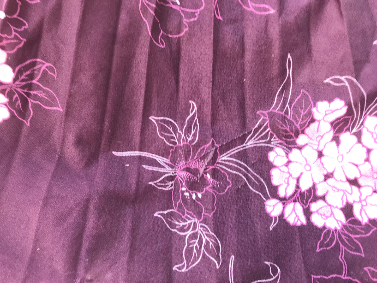 80's Pleasantly Plum A-Line Dress
