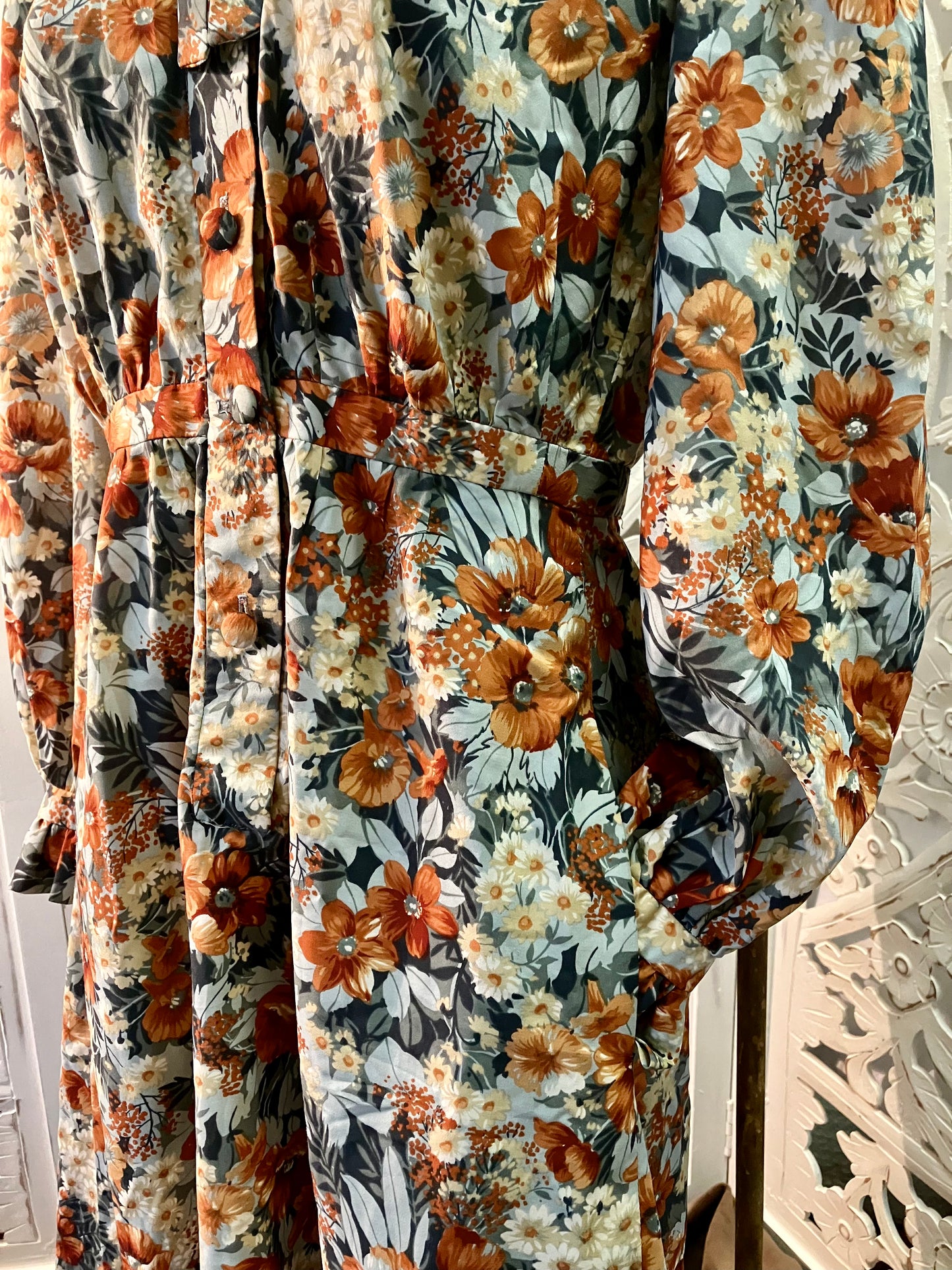Shannon Rodgers Fall Floral Midi Dress