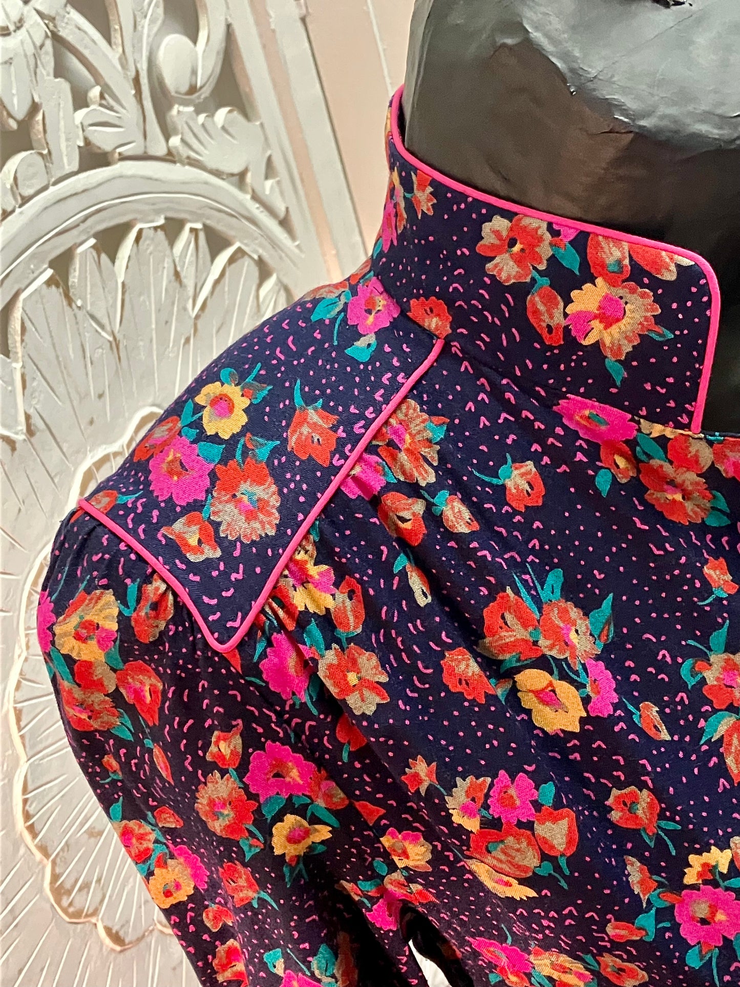 Blossom Button Blouse Dress