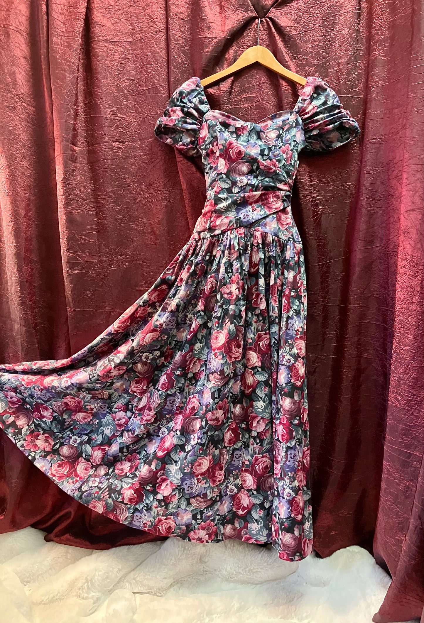Laura Ashley 80’s Floral Princess Dress
