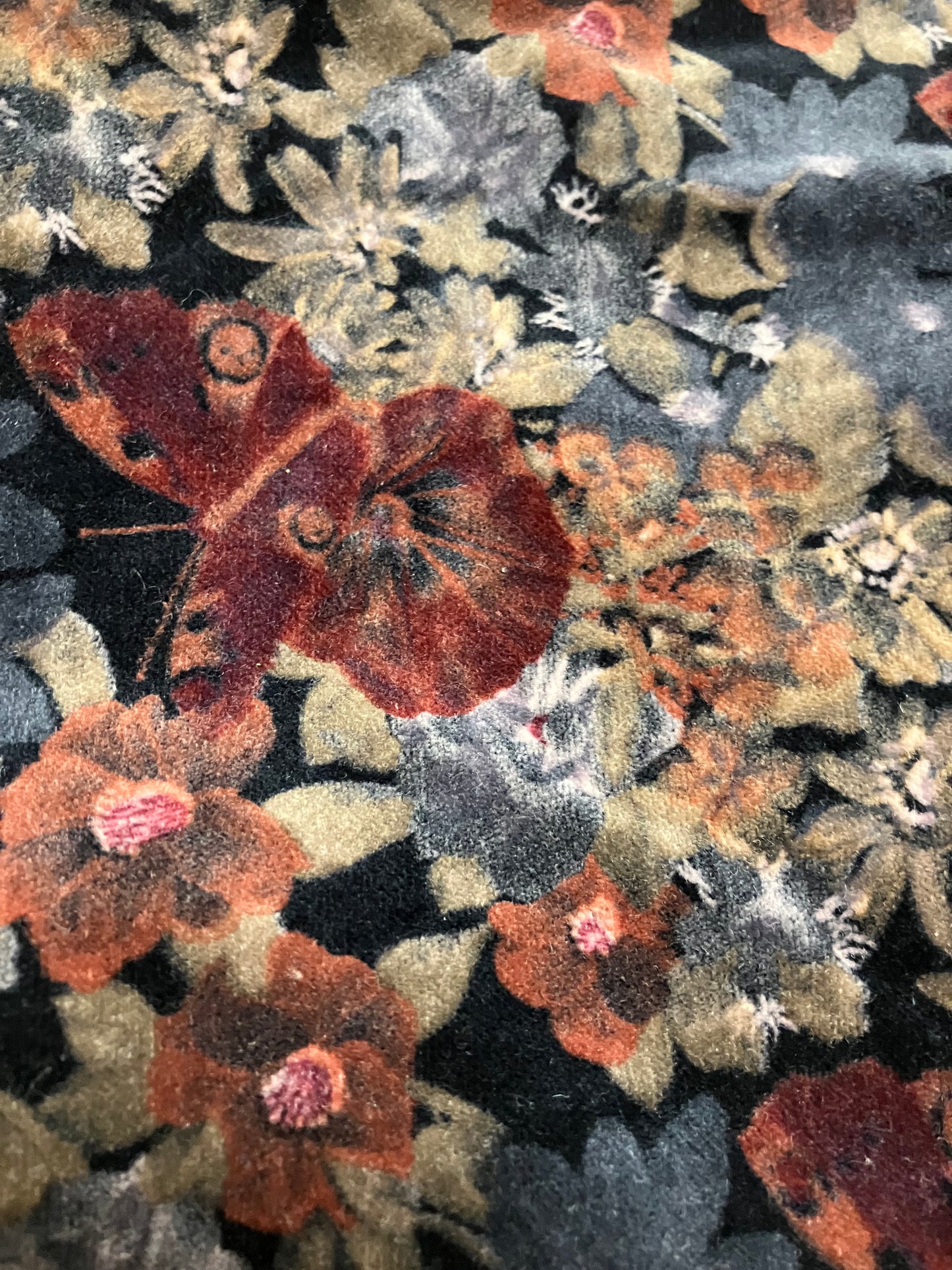 VNT Floral Velvet Vest