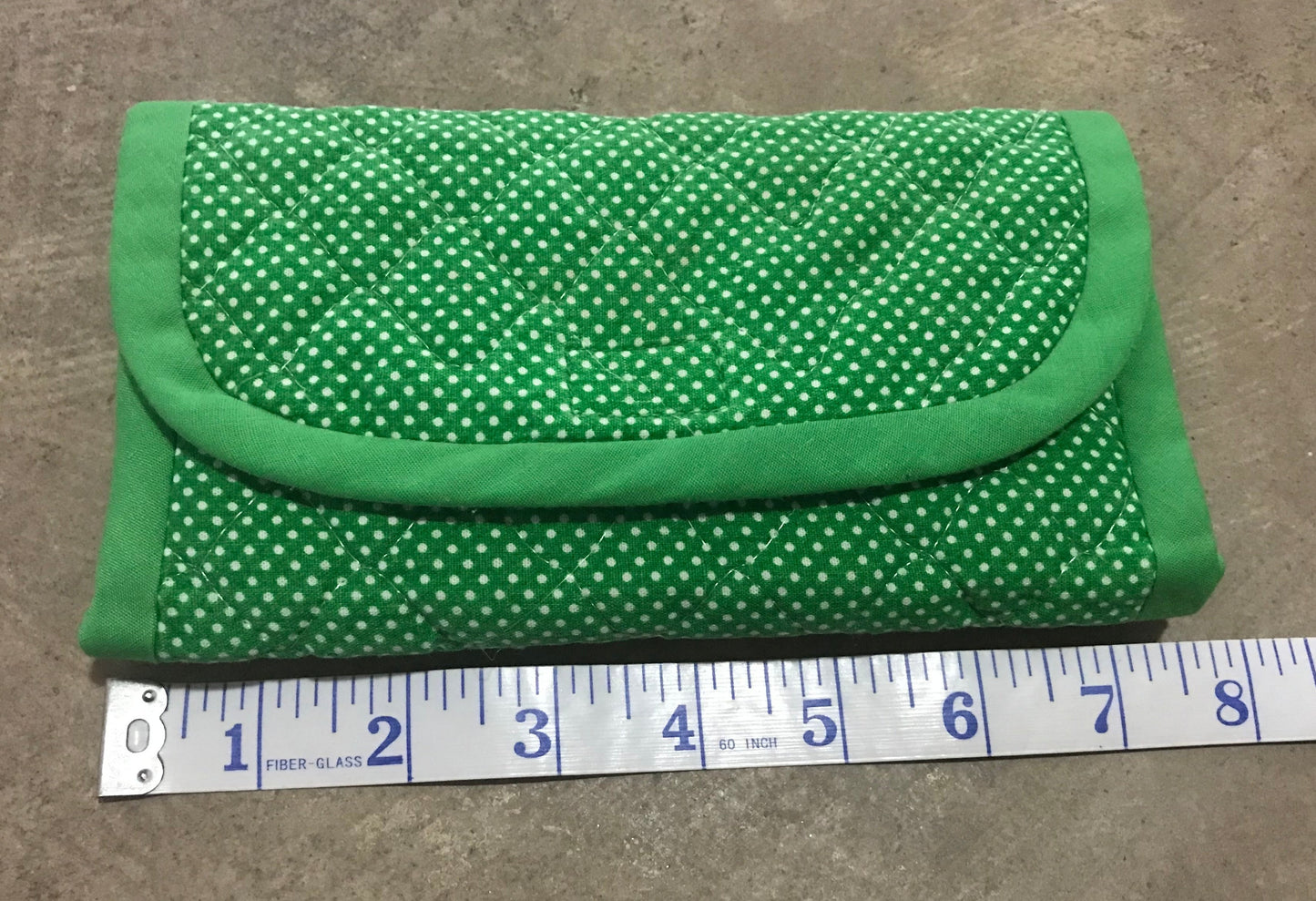 Grandma’s Green Gingham Wallet