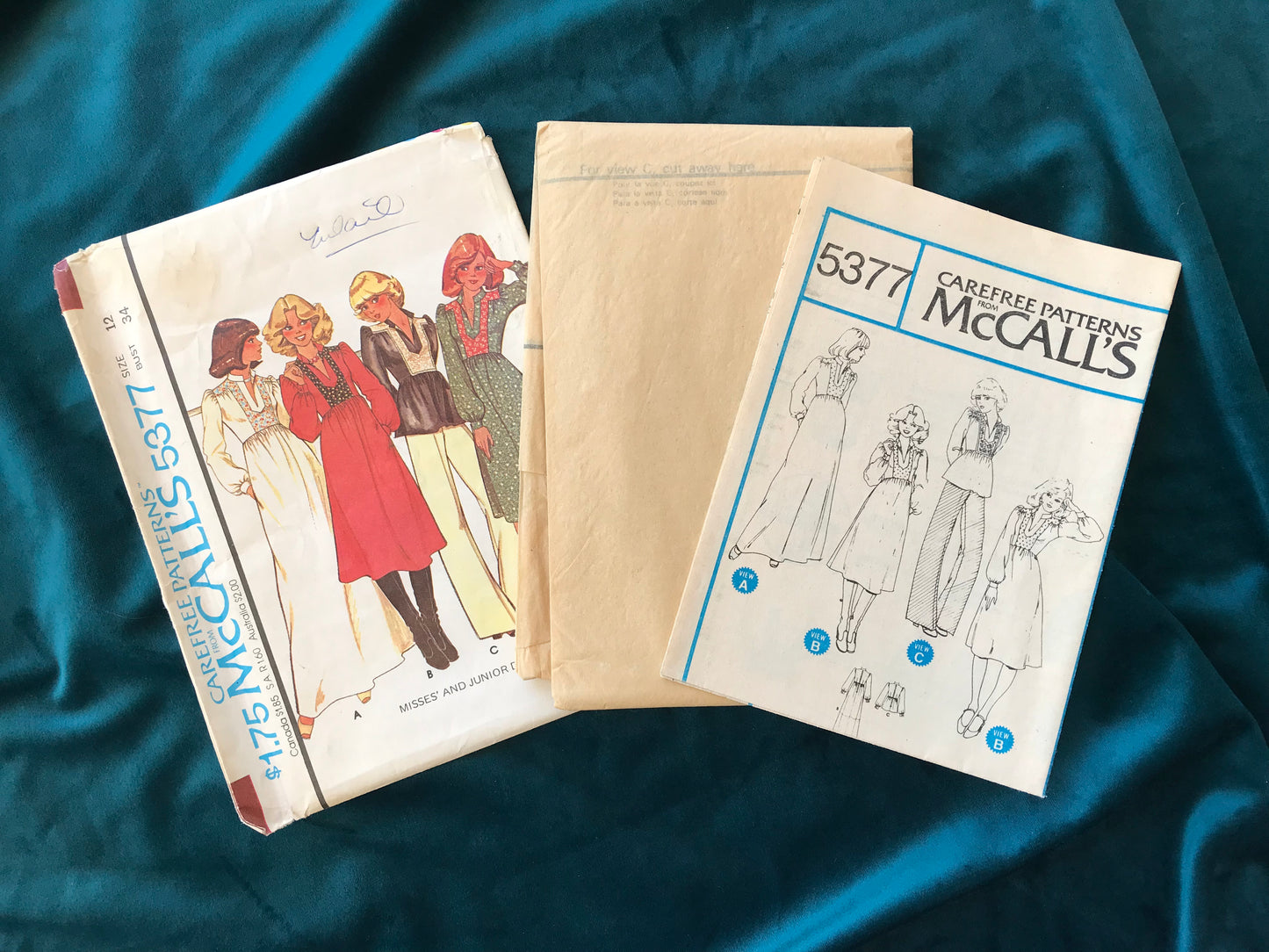 McCall’s 5377 1970’s Tunic Top or Dress