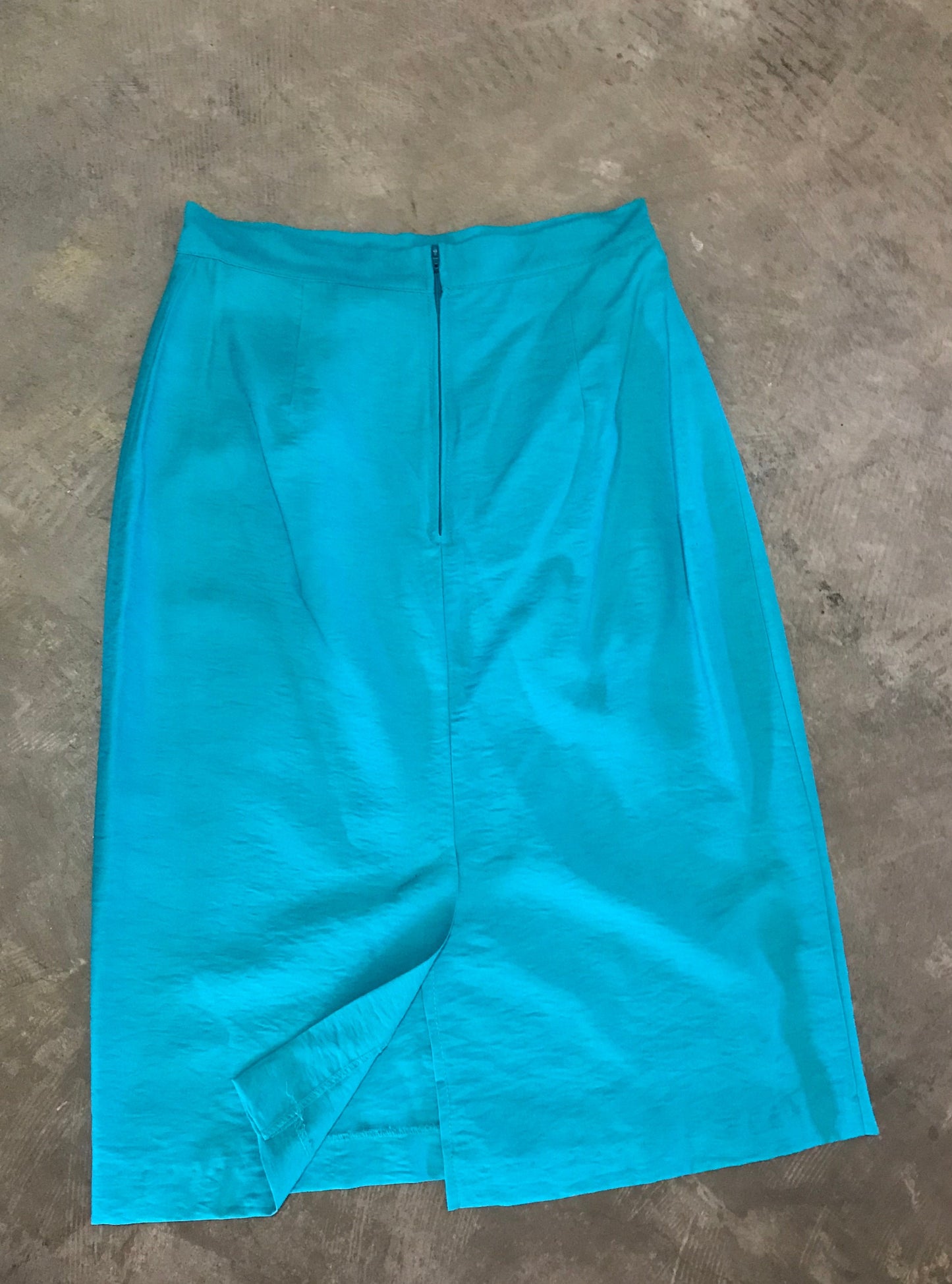 Totally Teal 80's Arpeja Skirt and Blazer Set