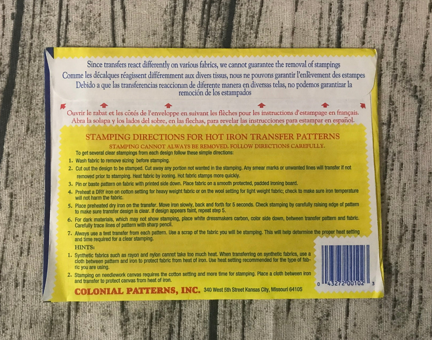 Aunt Martha’s 3865 Sunflower Hot Iron Transfers