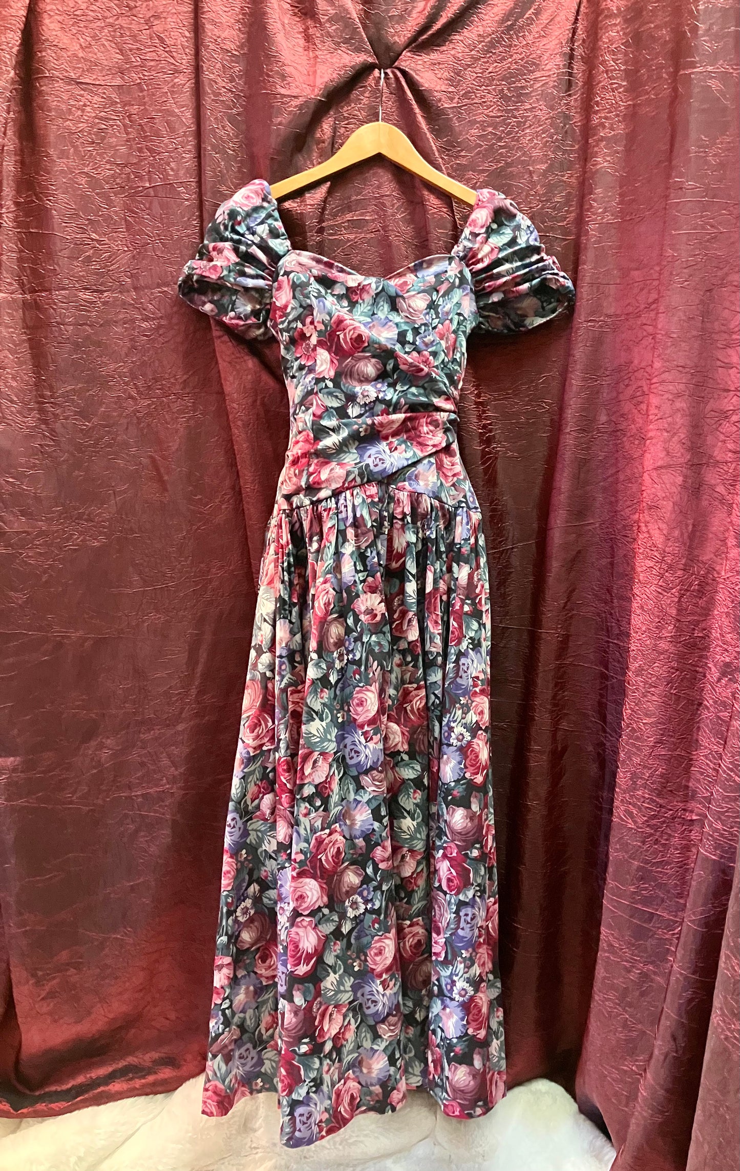 Laura Ashley 80’s Floral Princess Dress