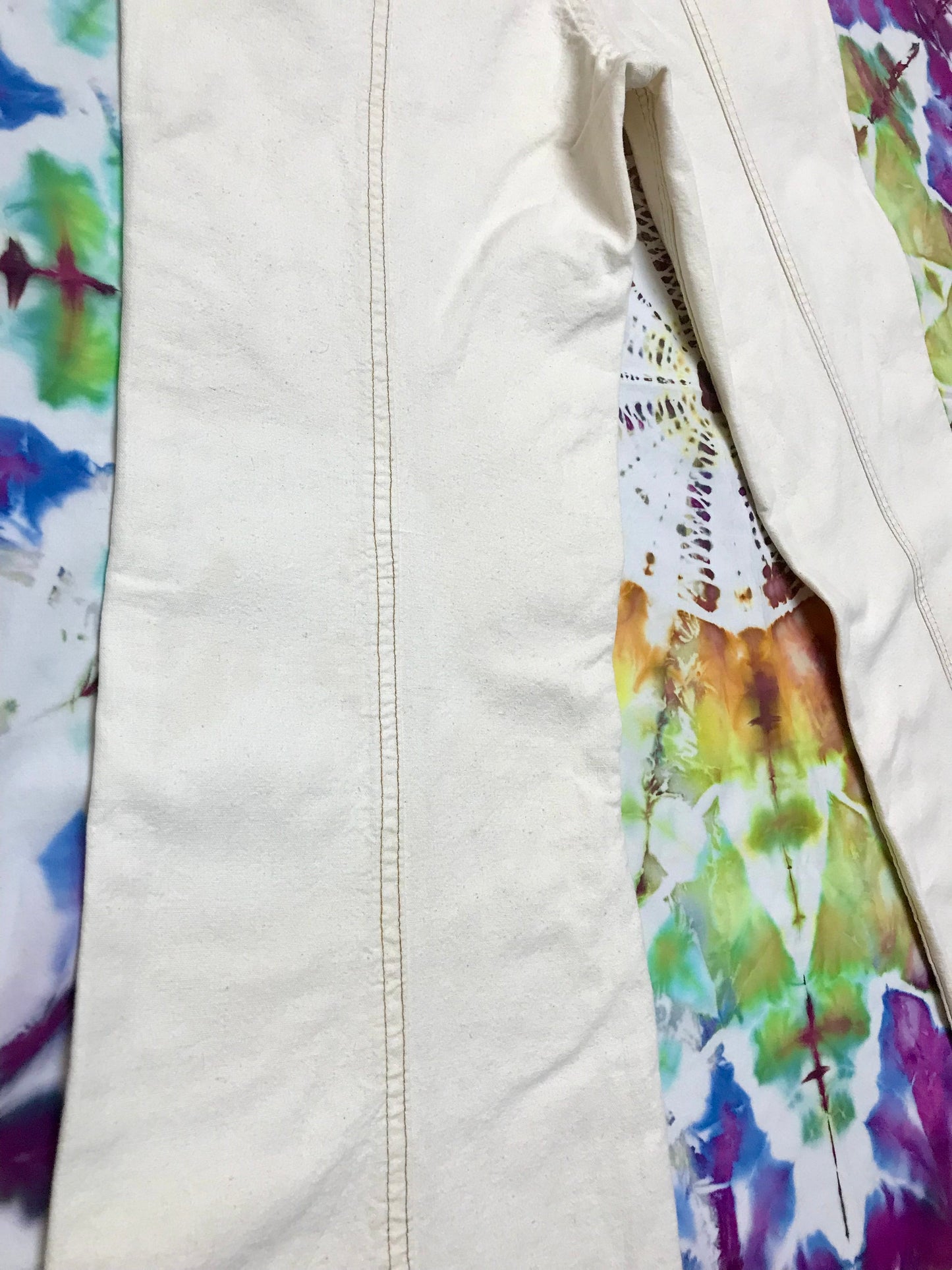 70's Levi Saddleback Cream Bellbottoms