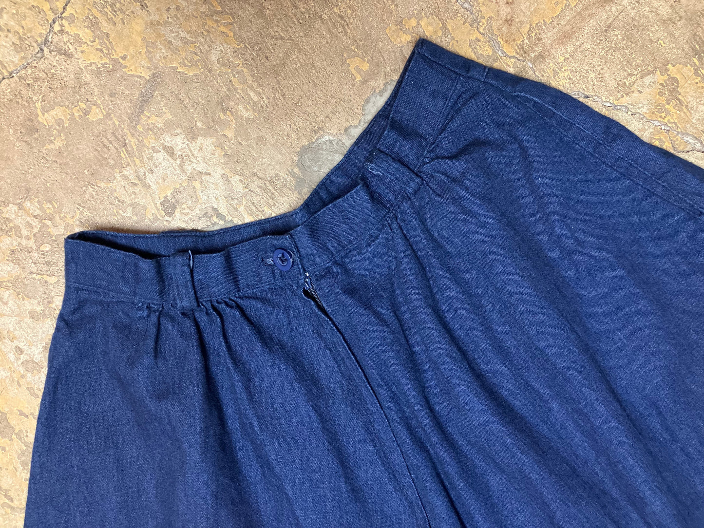 70’s Denim Prairie Western Skirt by Circle T