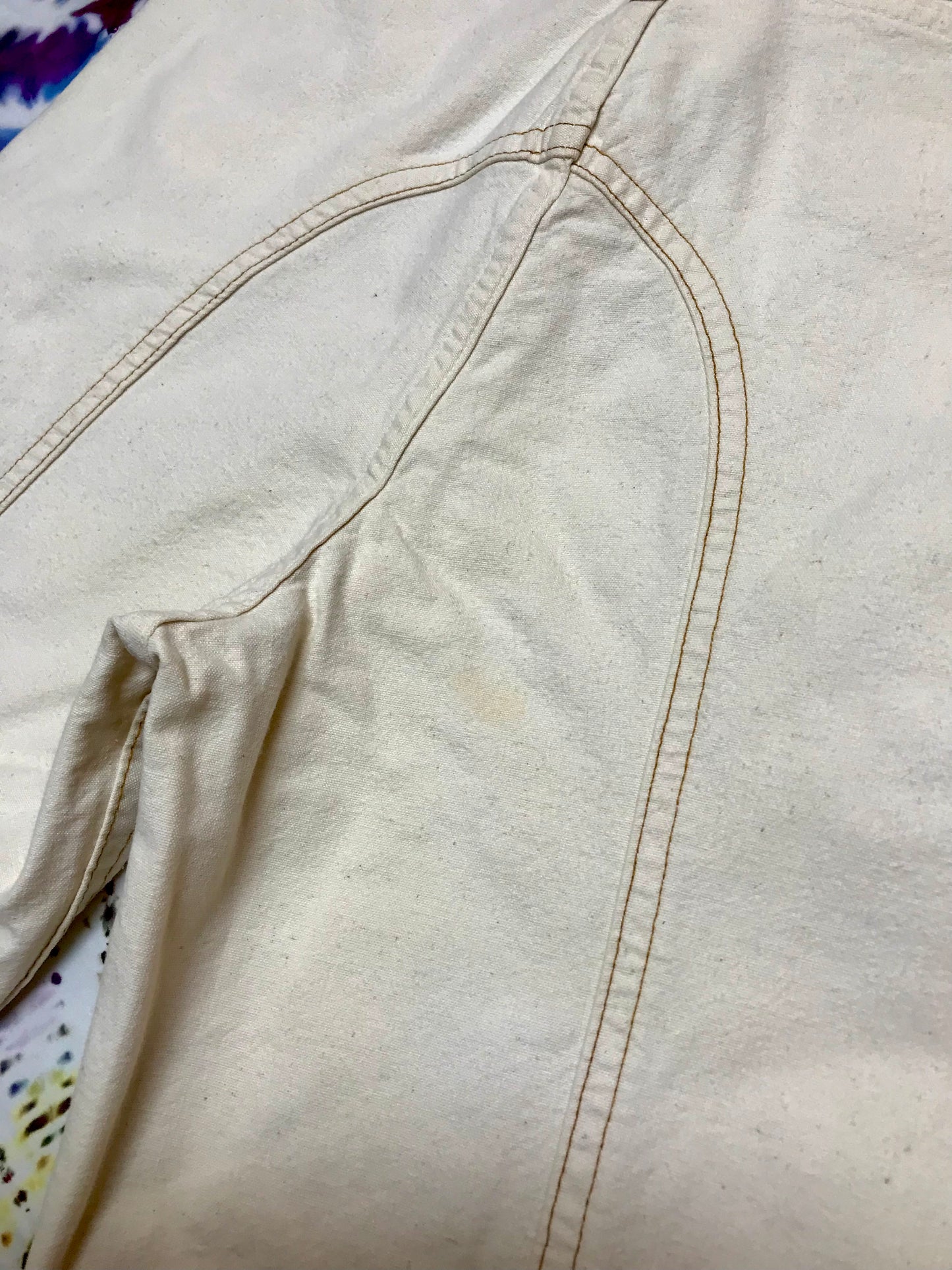 70's Levi Saddleback Cream Bellbottoms