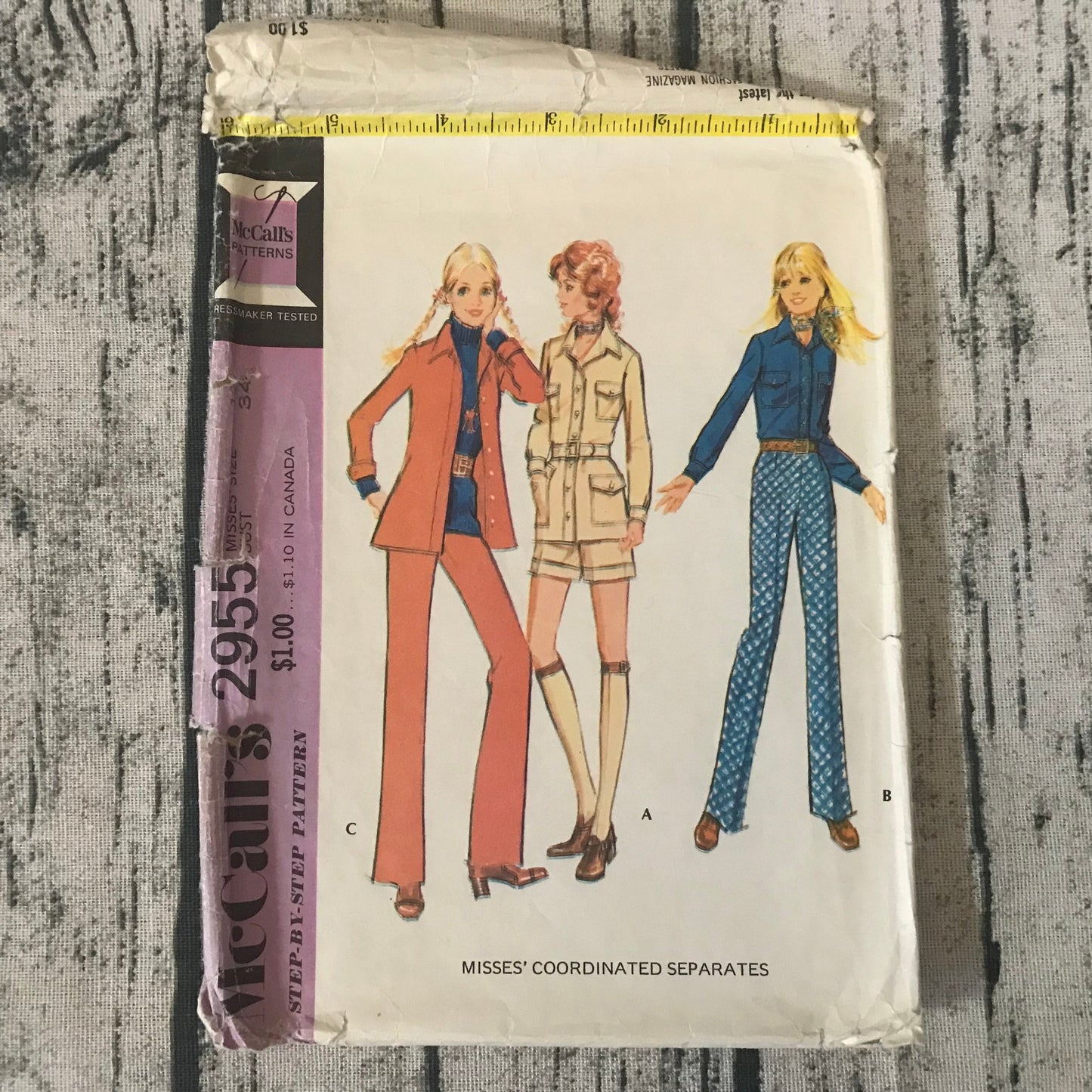 McCall's 2955 Misses' Coordinated Separates Set