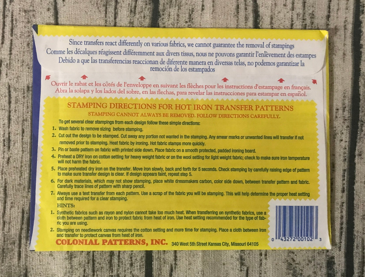 Aunt Martha’s 3930 Colonial Girl and Puppy Hot Iron Transfers