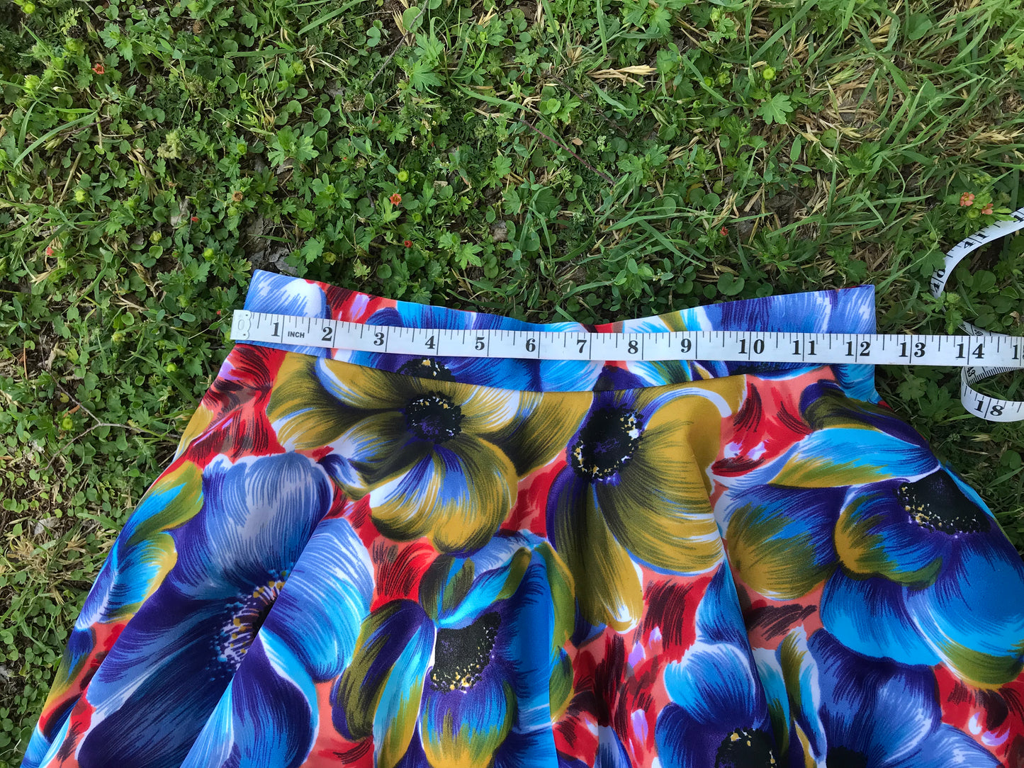 Pansy Perfection Square Dancing Skirt