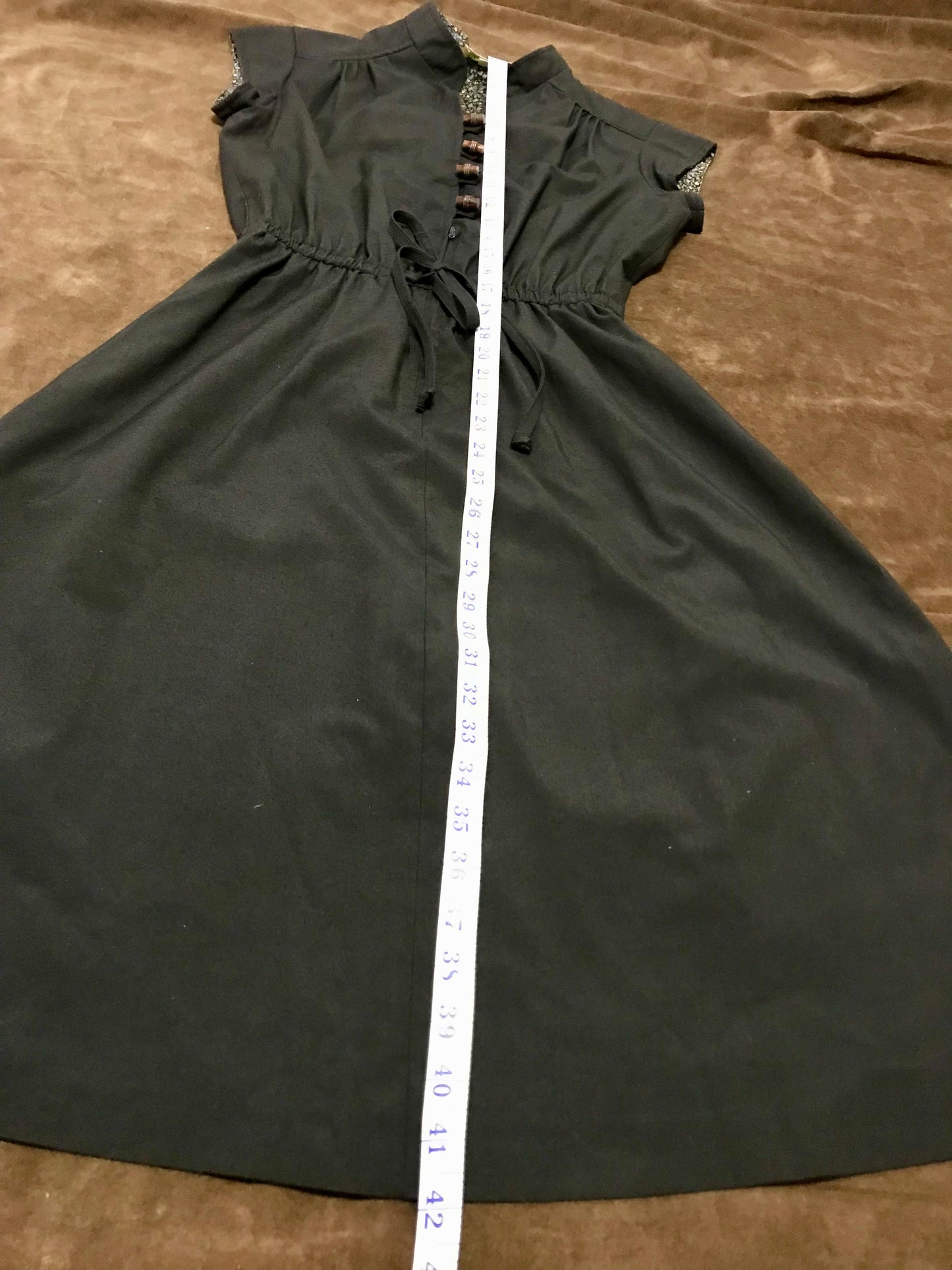 Ms. Sugar 1970's Cap Sleeve Summer Dress