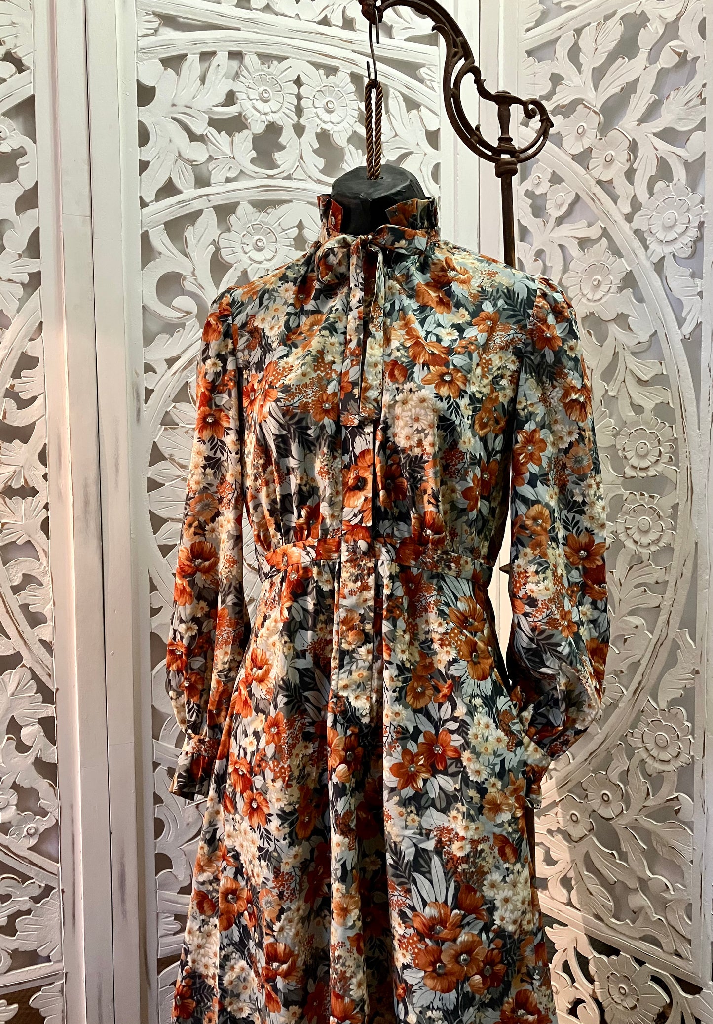Shannon Rodgers Fall Floral Midi Dress