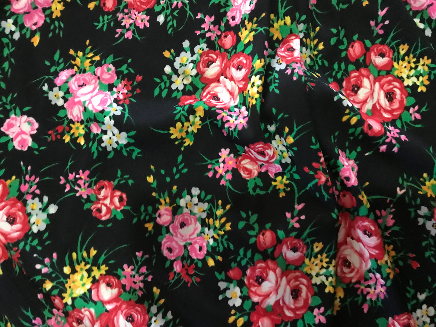 The "Eva Gabor Look" by Estevez Dark Floral Dress
