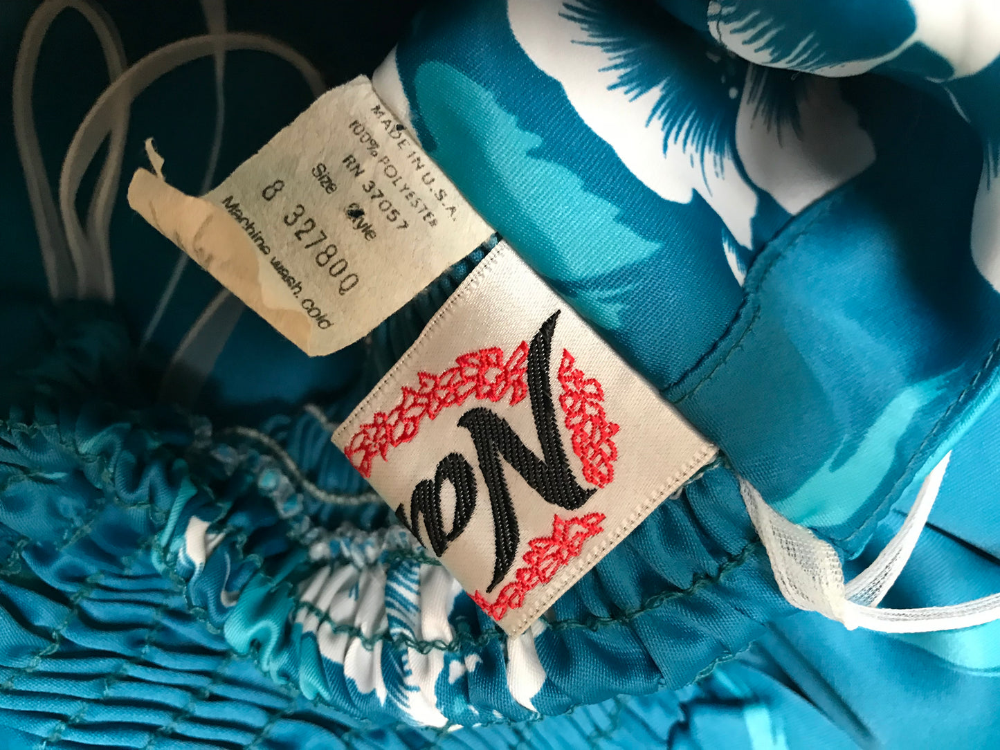 Nani of Hawaii 70's Halter Dress