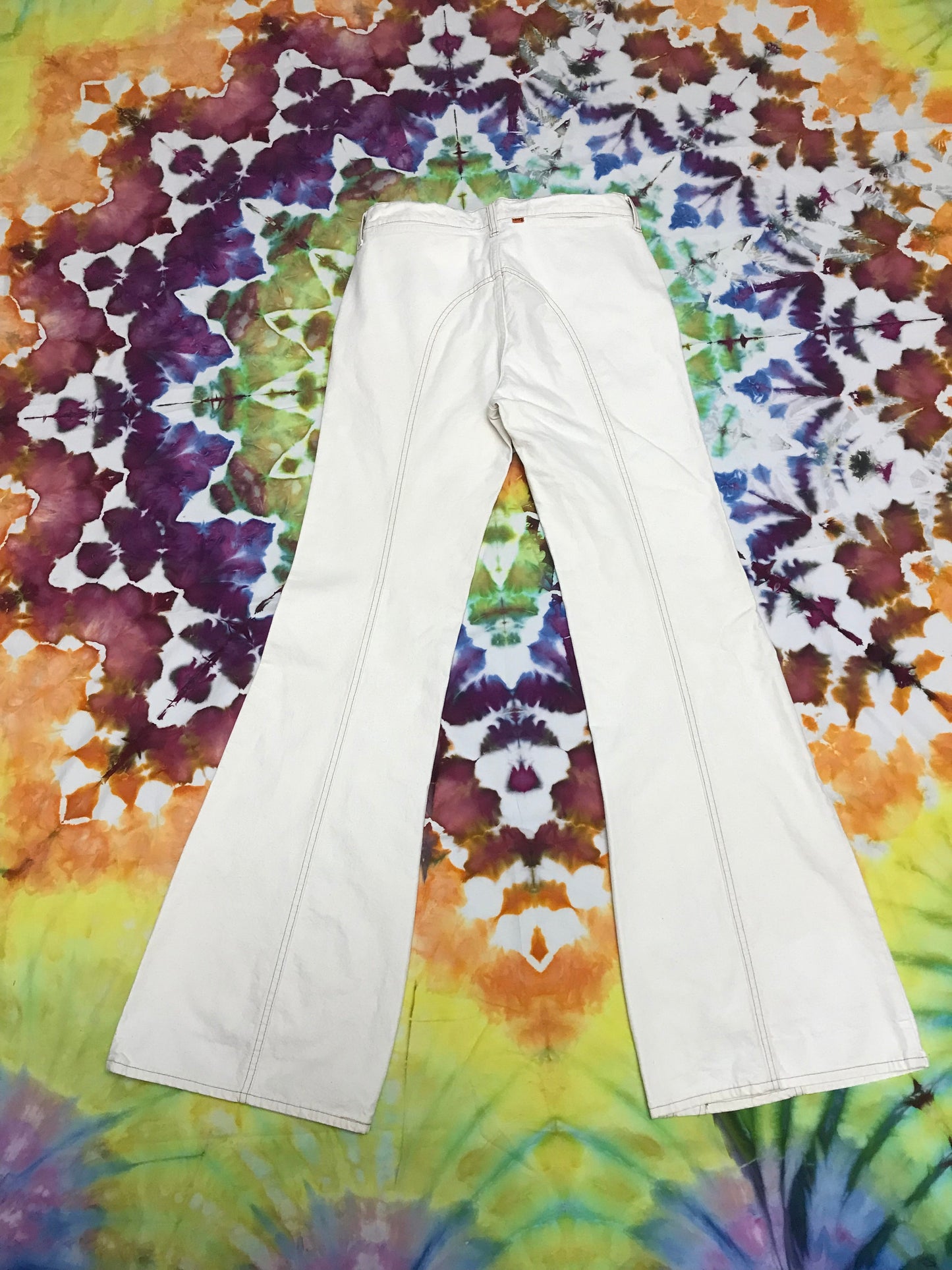 70's Levi Saddleback Cream Bellbottoms