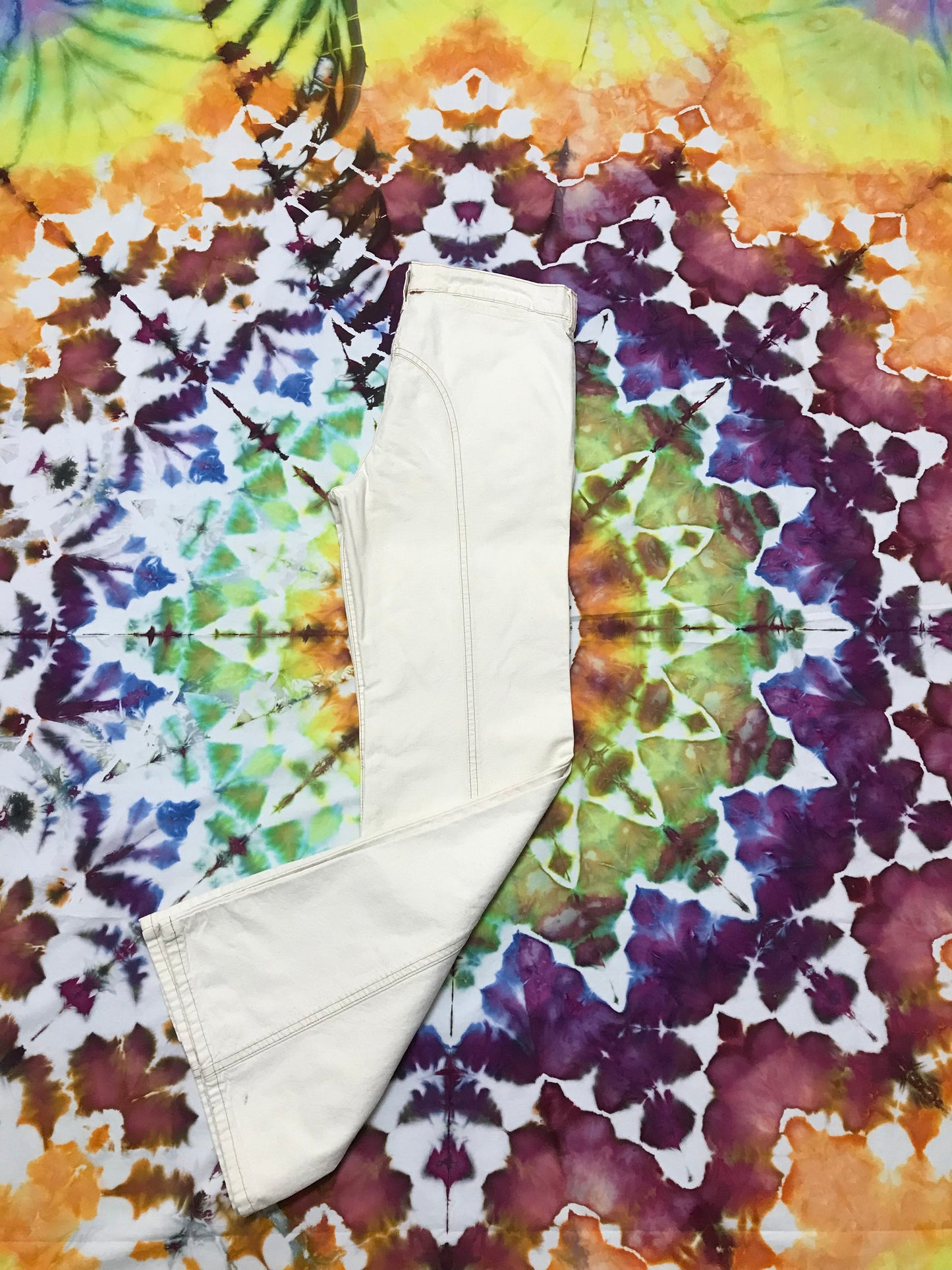 70's Levi Saddleback Cream Bellbottoms