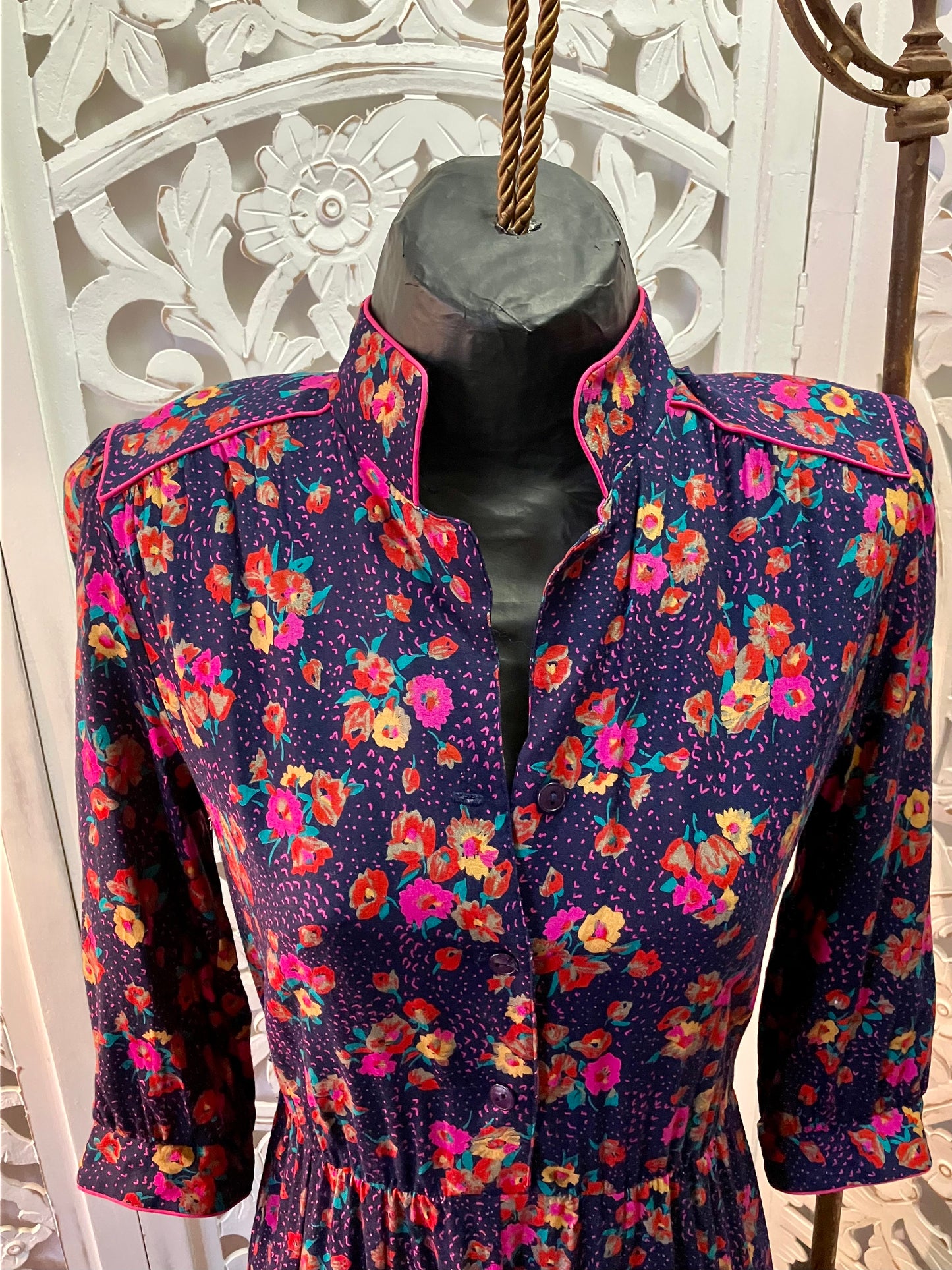 Blossom Button Blouse Dress