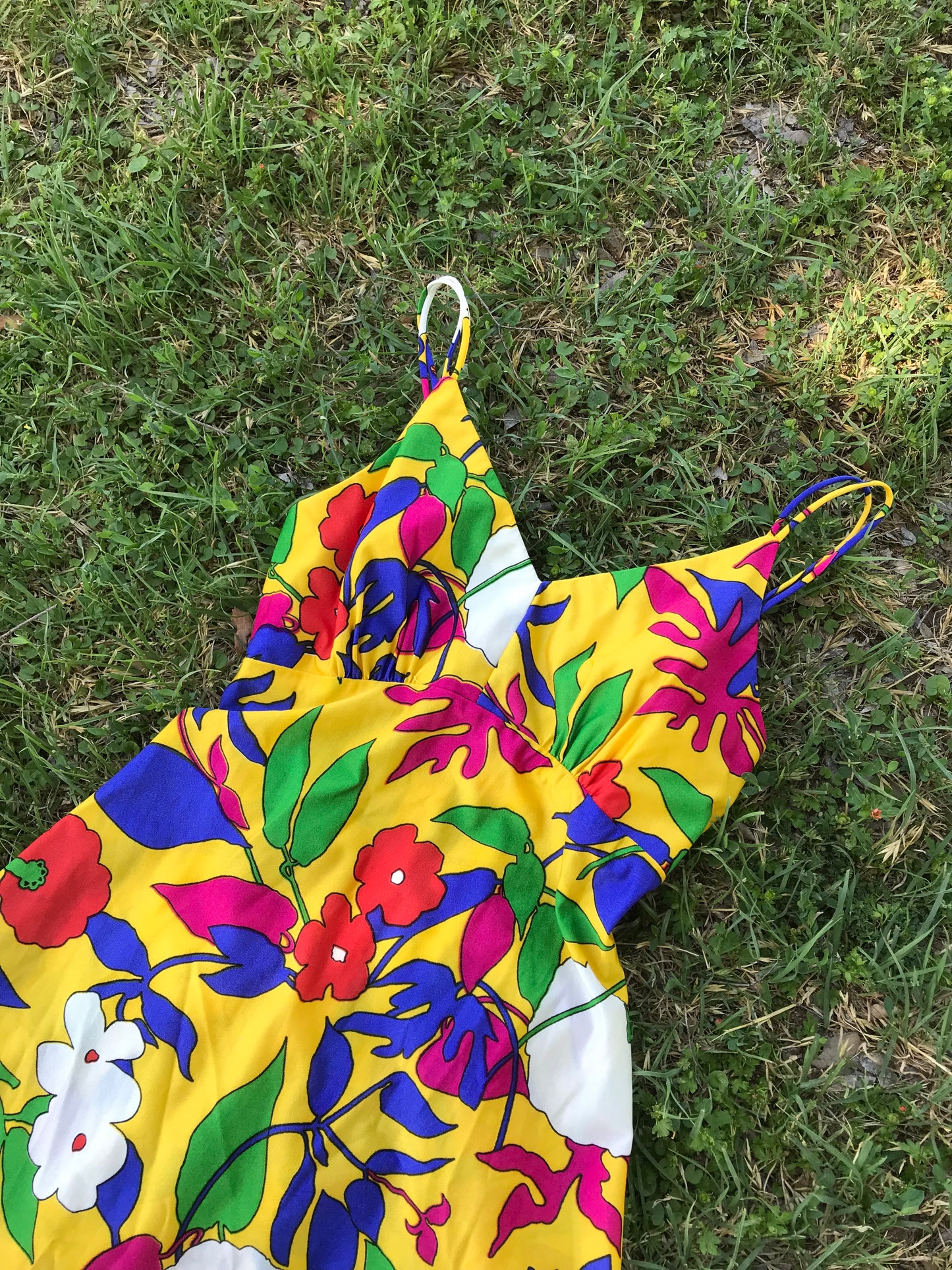 Hello Yellow Jonathan Logan Maxi Dress