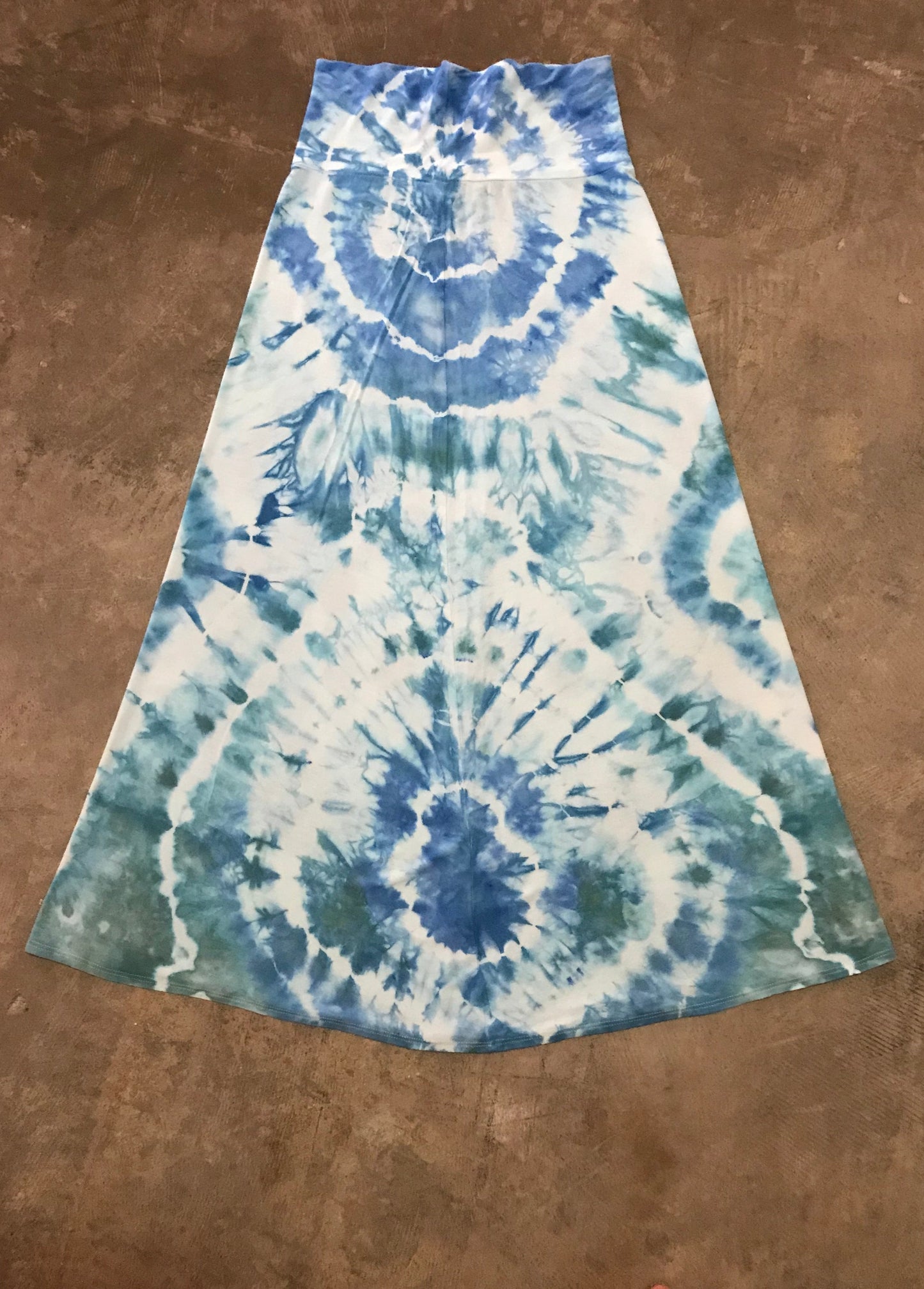 Ocean Waves Maxi Skirt