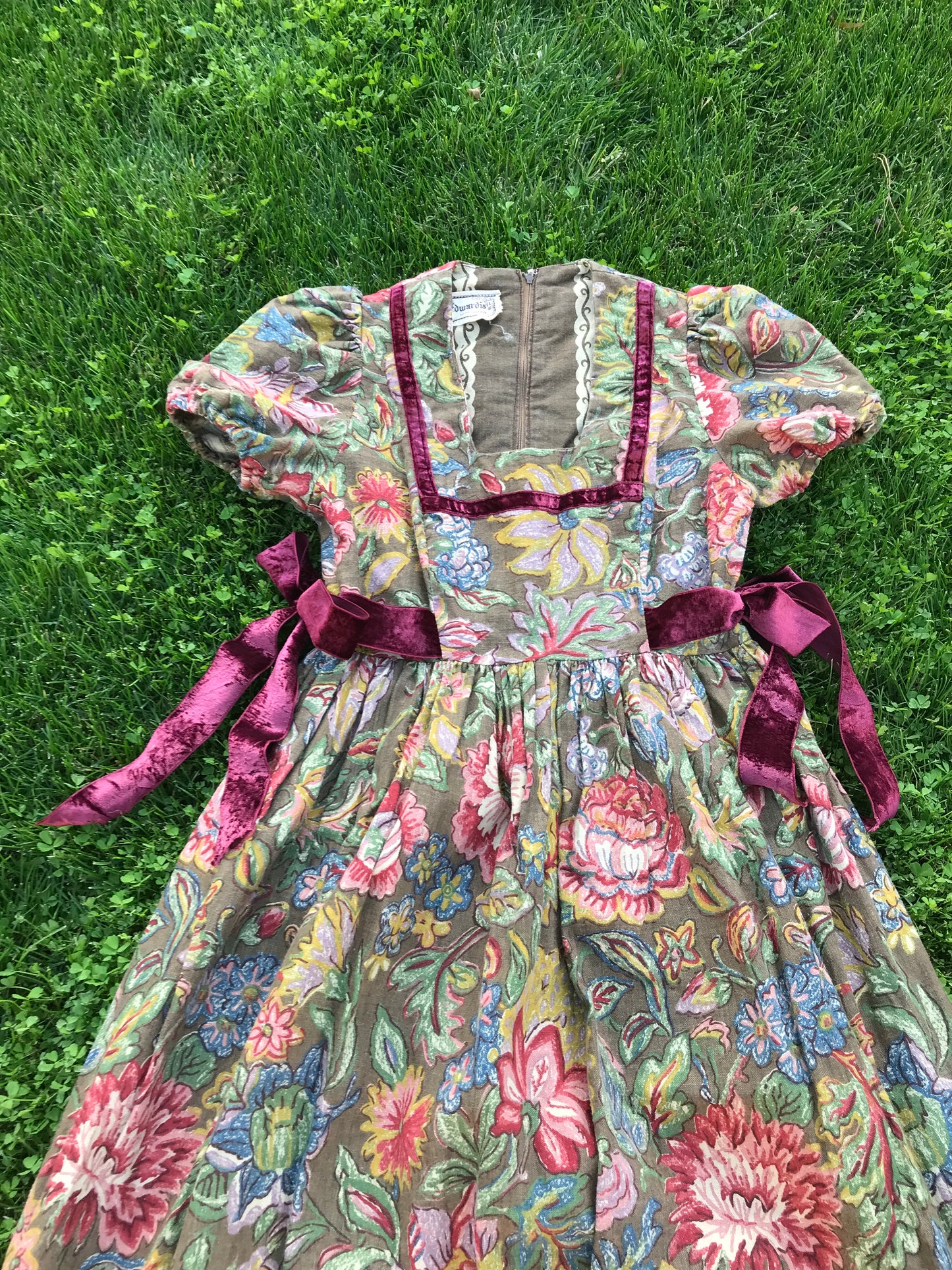 Young Edwardian Tapestry Dress by Arpeja
