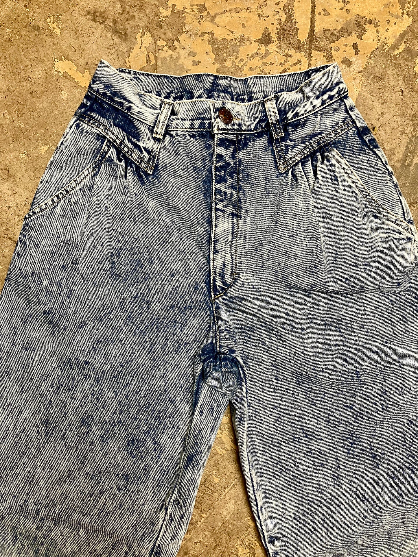 80's Acid-wash High Waisted Jeans by Cherokee