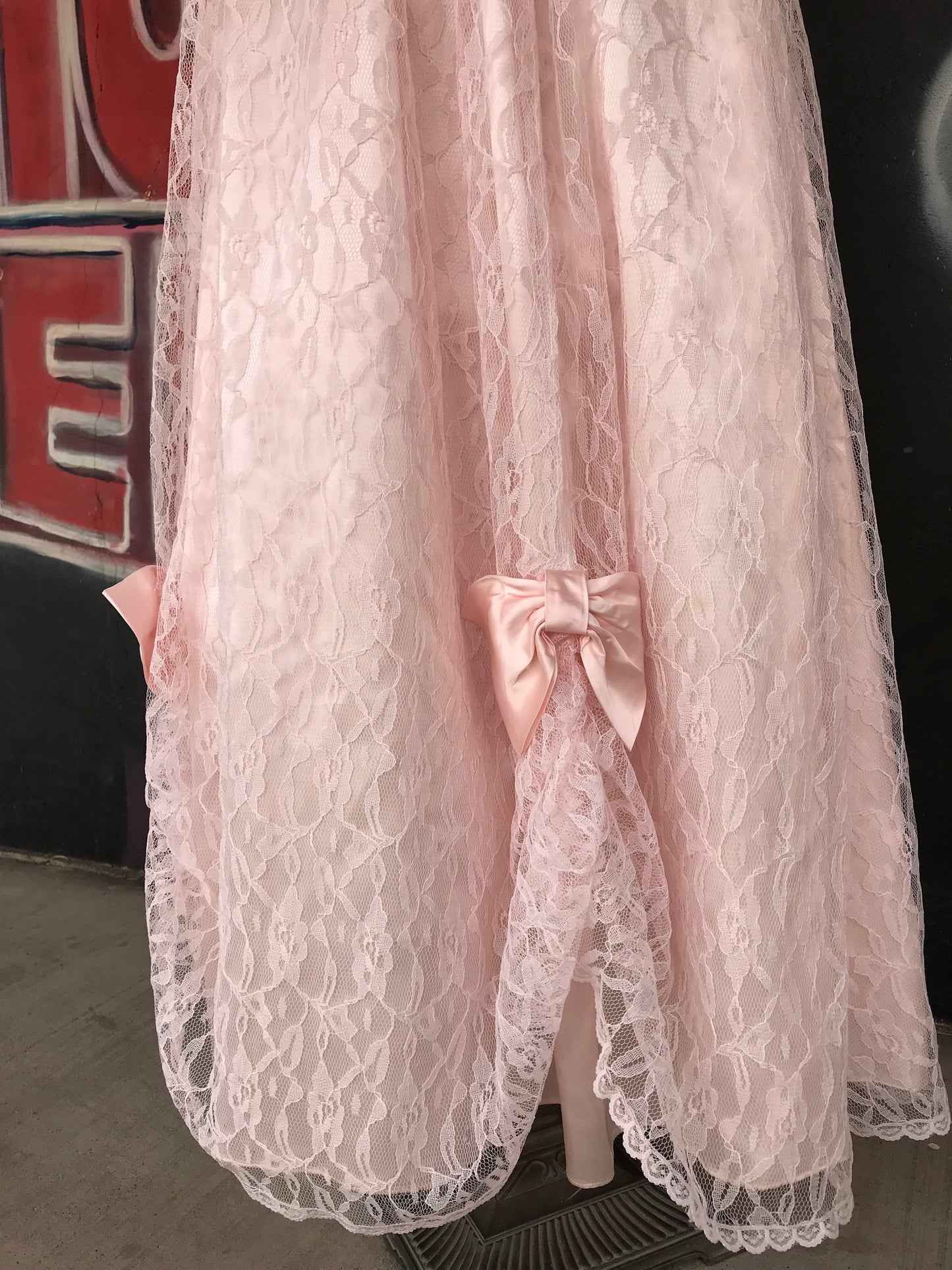 Pink Lace Prairie Princess Dress