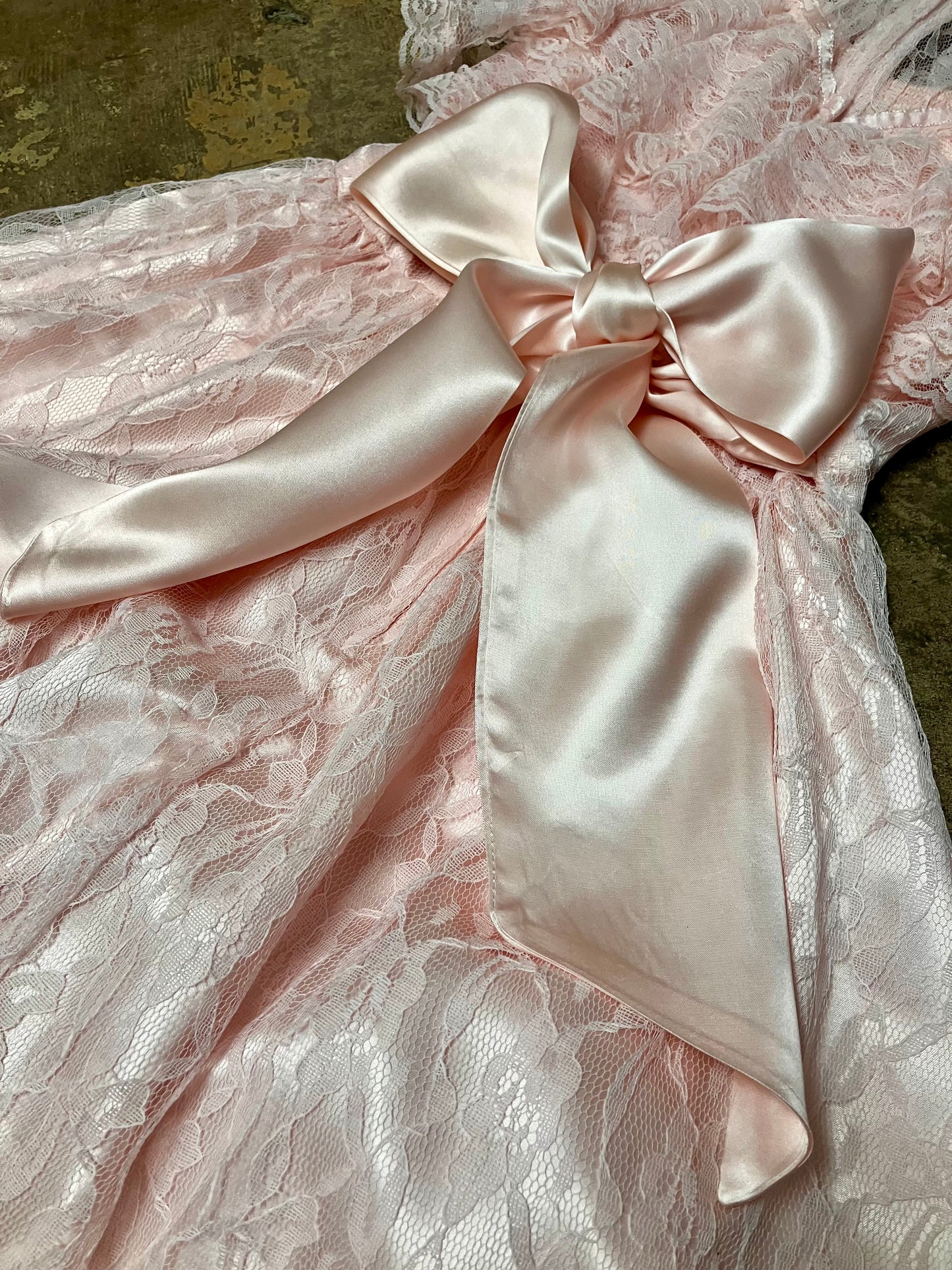 Pink Lace Prairie Princess Dress