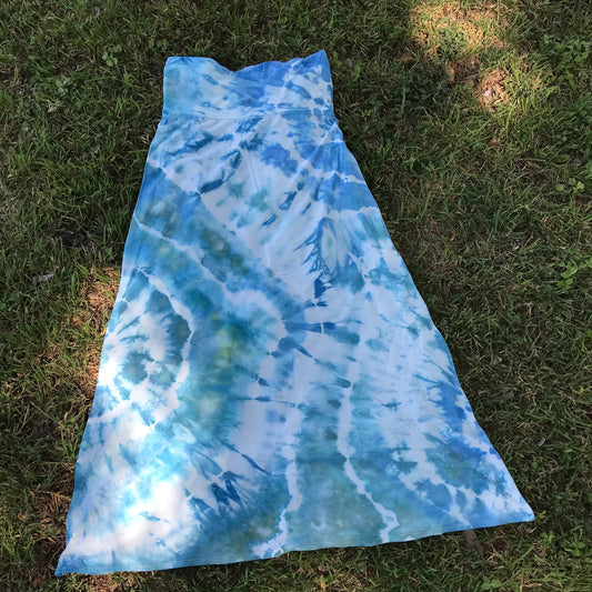 Ocean Waves Maxi Skirt