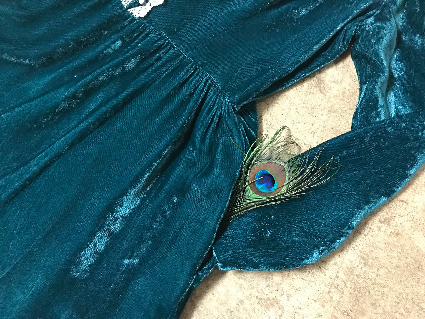 70’s Gunne Sax Victorian Style Velveteen Dress