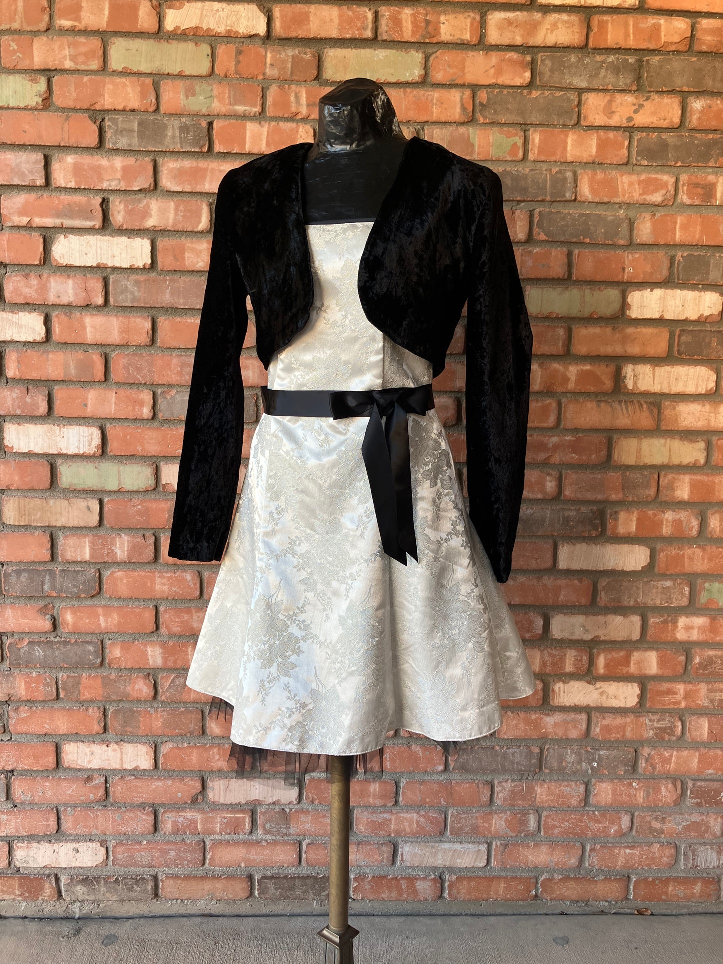 Crushed Velvet Bolero Jacket by Scott McClintock