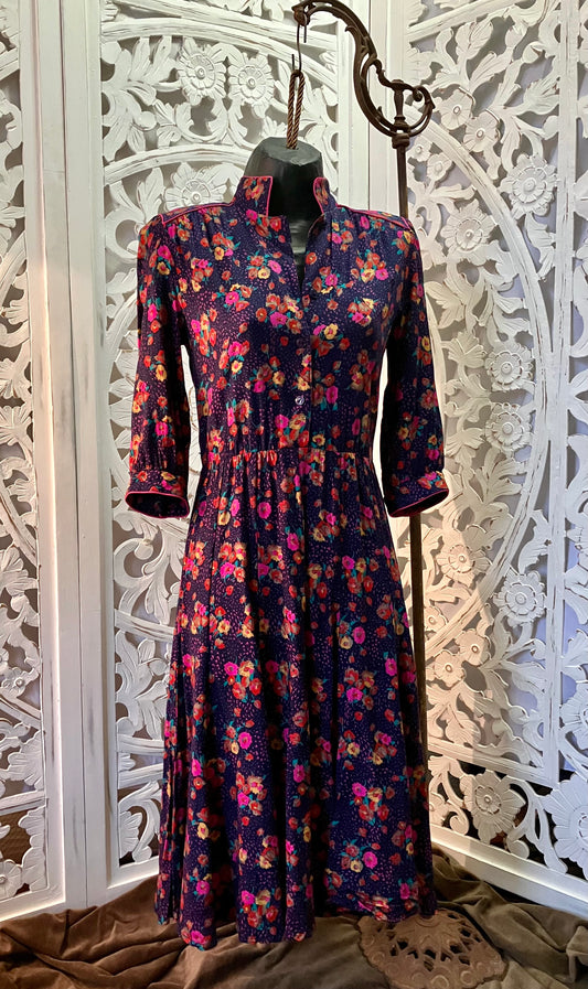 Blossom Button Blouse Dress