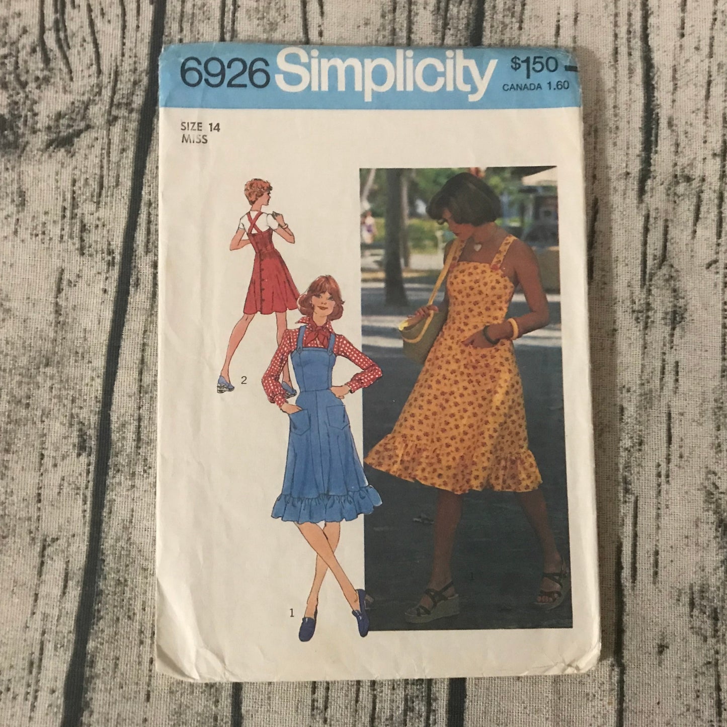 Simplicity 6926 Misses' Crisscross Strap Jumper or Dress