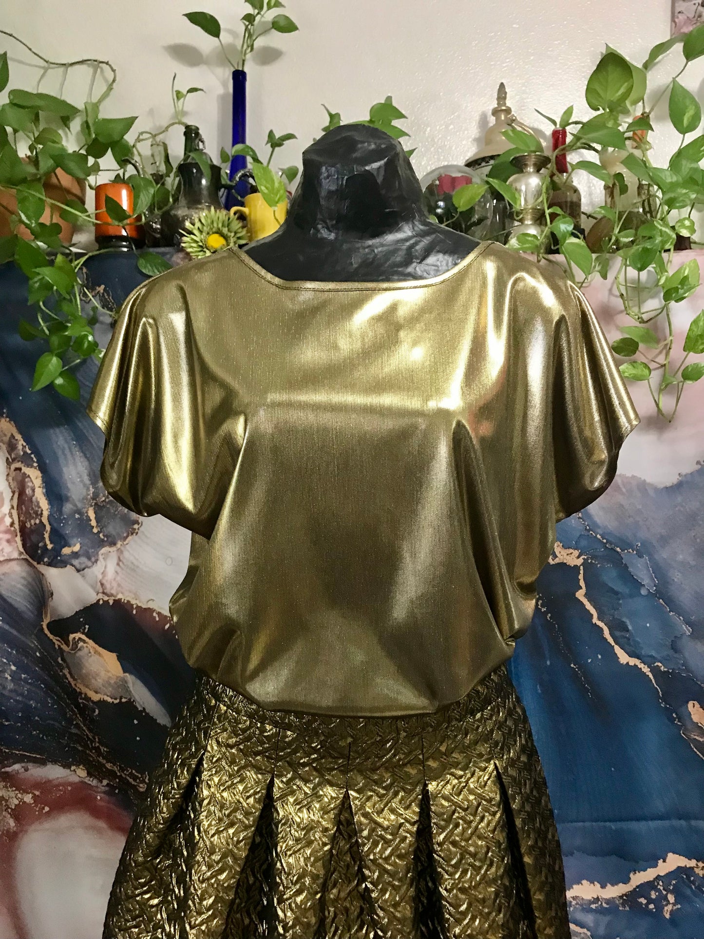 Stay Golden Sheath Top