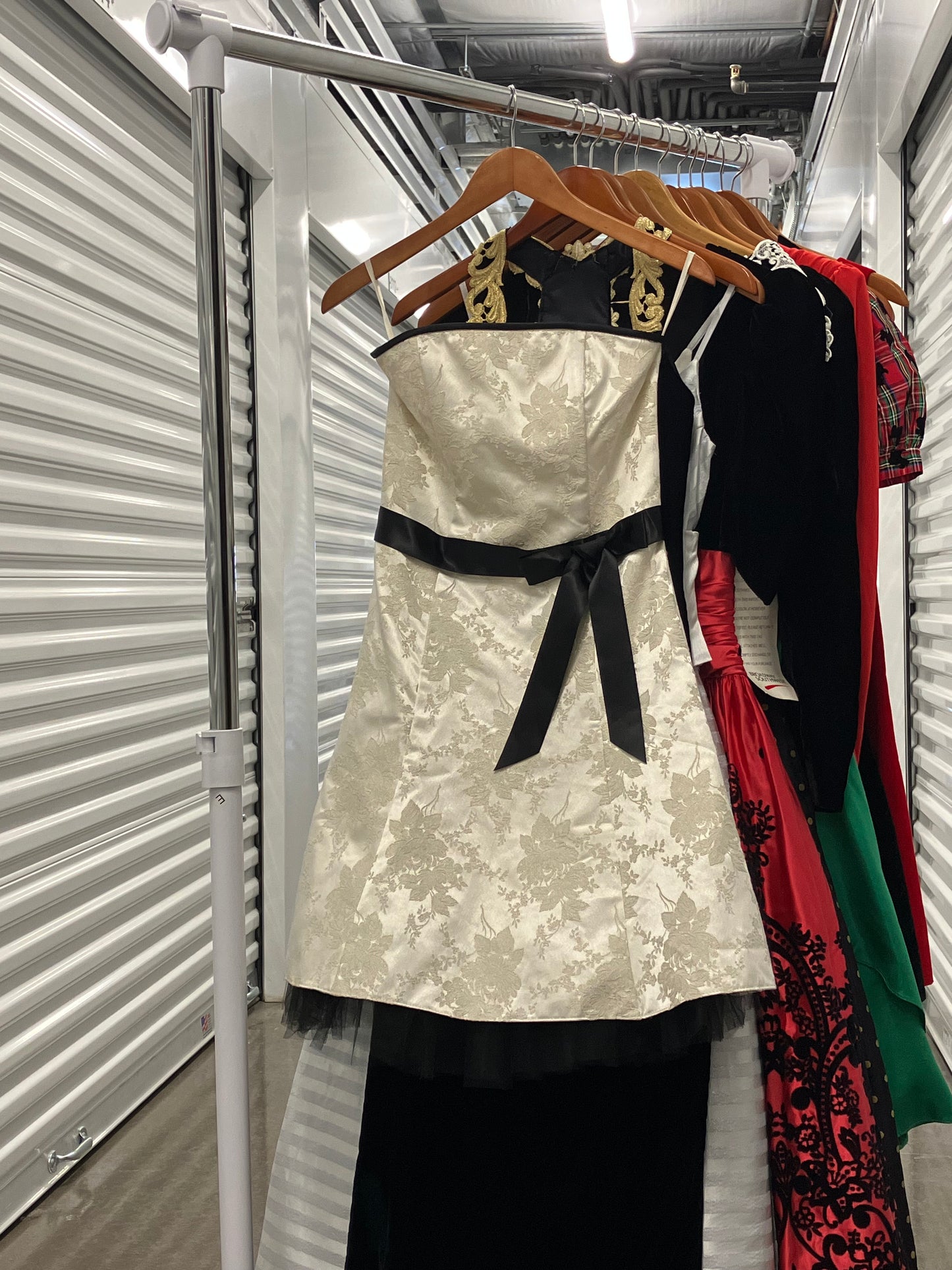 Brocade Floral Cocktail Dress by Jessica McClintock for Gunne Sax